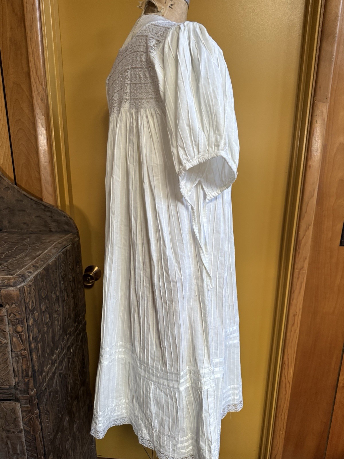 Vintage Girasol Size Small Storyteller Dress Mexican San Antonino Midi Cotton