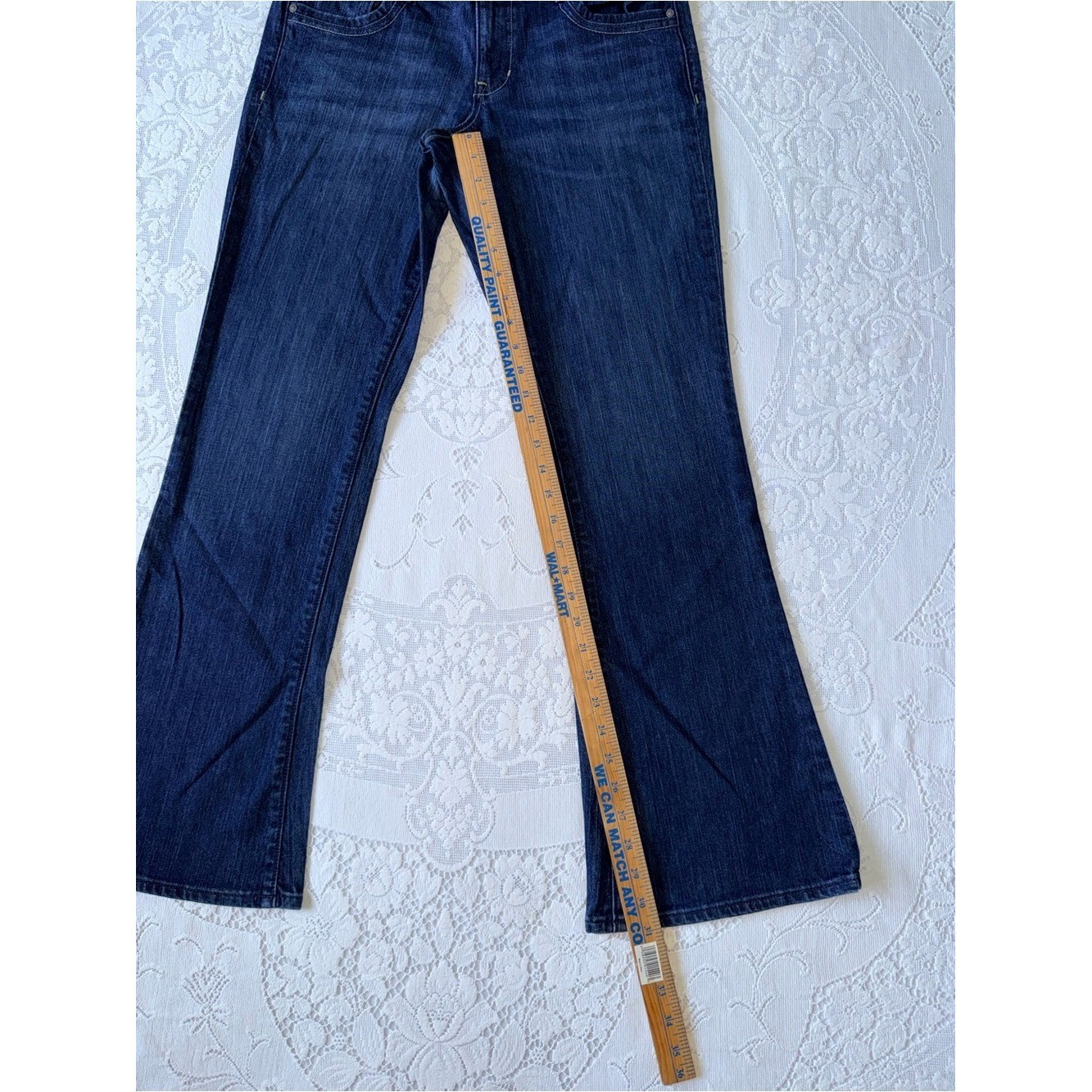 Old Navy The Flirt Bootcut Jeans Size 10 Mid-Rise Dark Wash Holiday 2008 Vintage