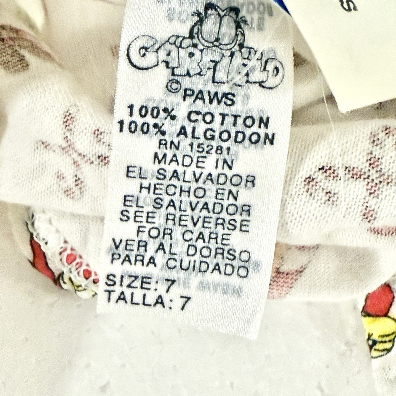 NWT 1978 Vintage Garfield Paws Underwear Christmas Cotton Panty Womens Size 7