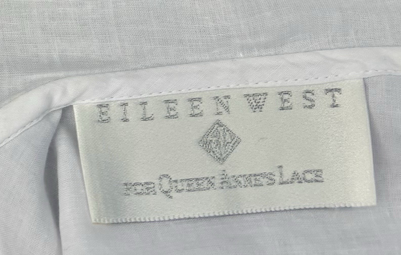 Vintage Eileen West for Queen Anne’s Lace White Cotton Nightgown Lace Collar 2P
