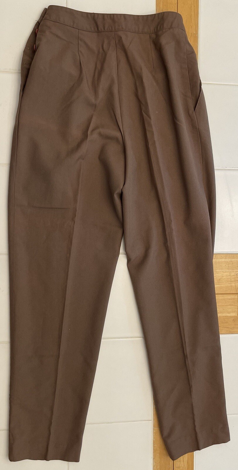 David N. Brown Pants Womens Vintage Polyester Rayon Trouser 24×29