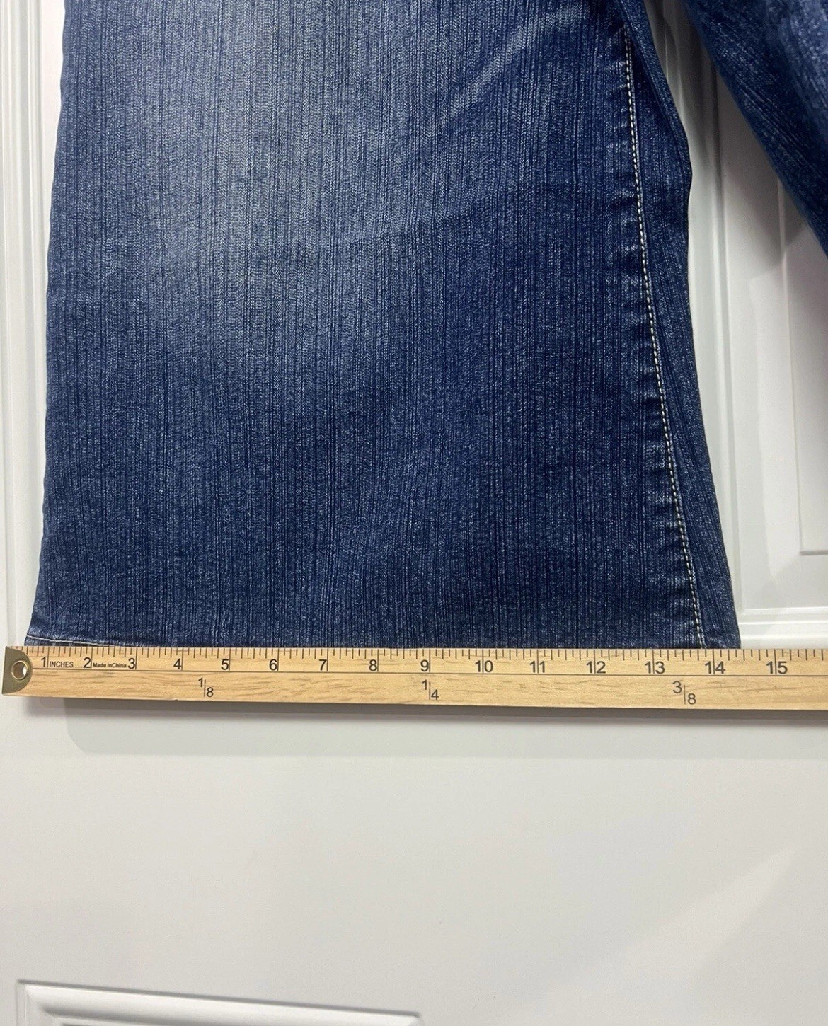 Vintage Sergio Valente Jeans Womans Extra Wide Leg Capri Gaucho Boho Chic Size8