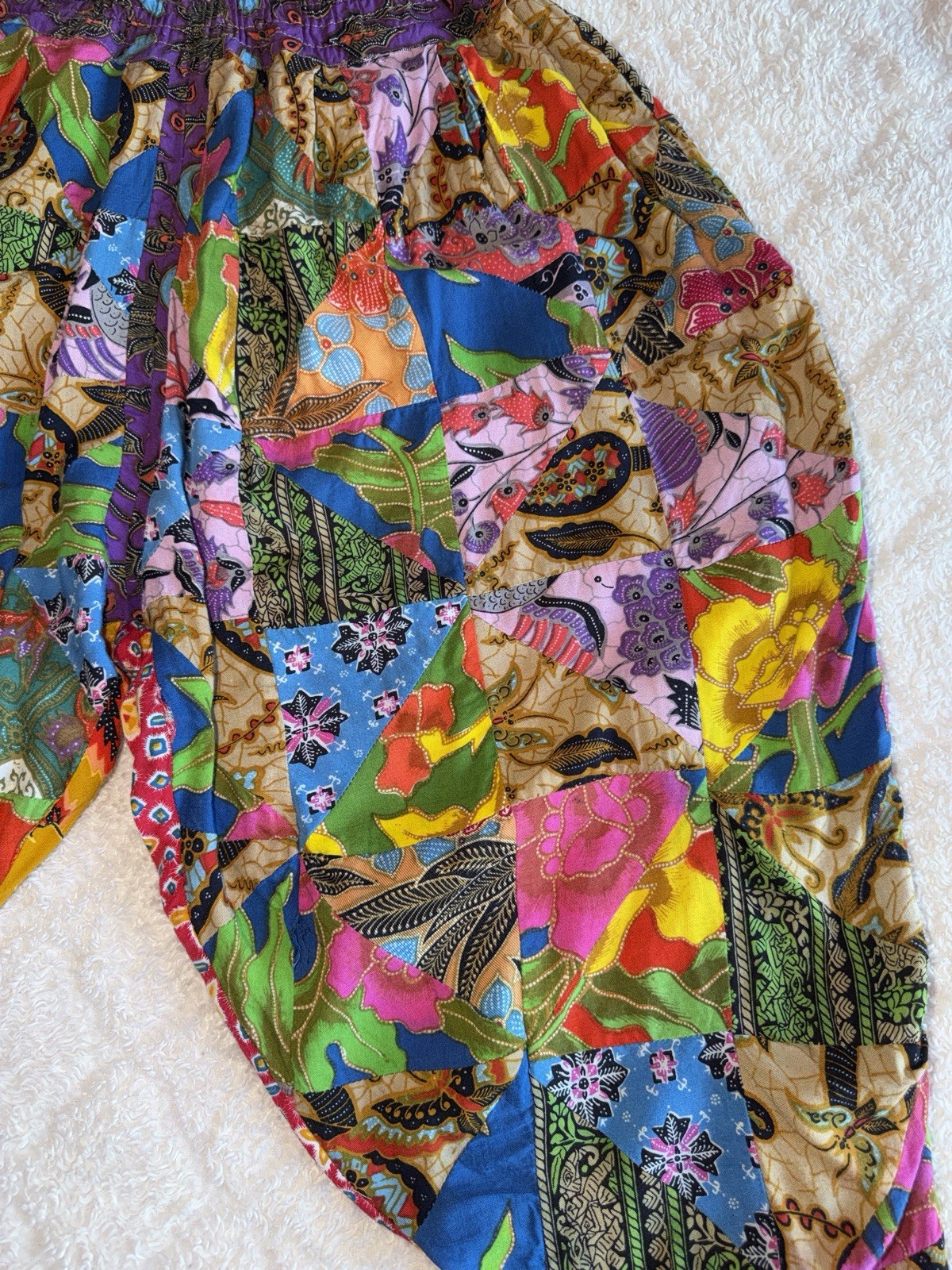 Vintage 90’s “Hammer” Harem Patchwork Unisex Contemporary Casuals Pants
