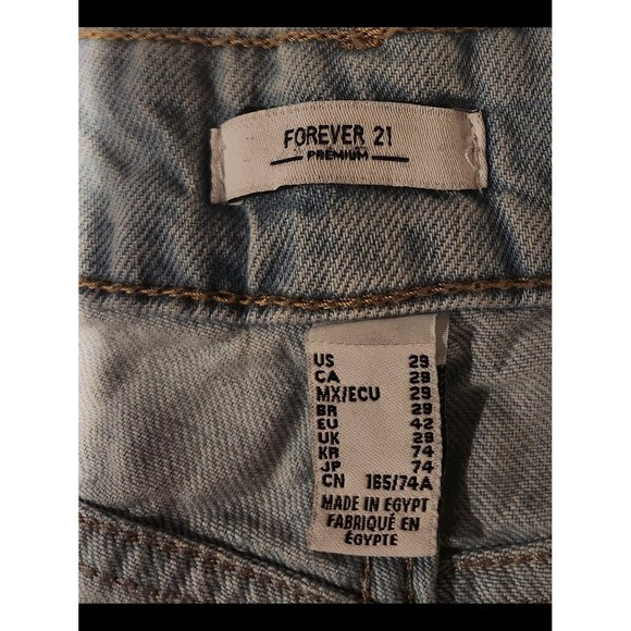 Forever 21 Y2K Thrashed Distressed Denim Women’s Shorts US 29