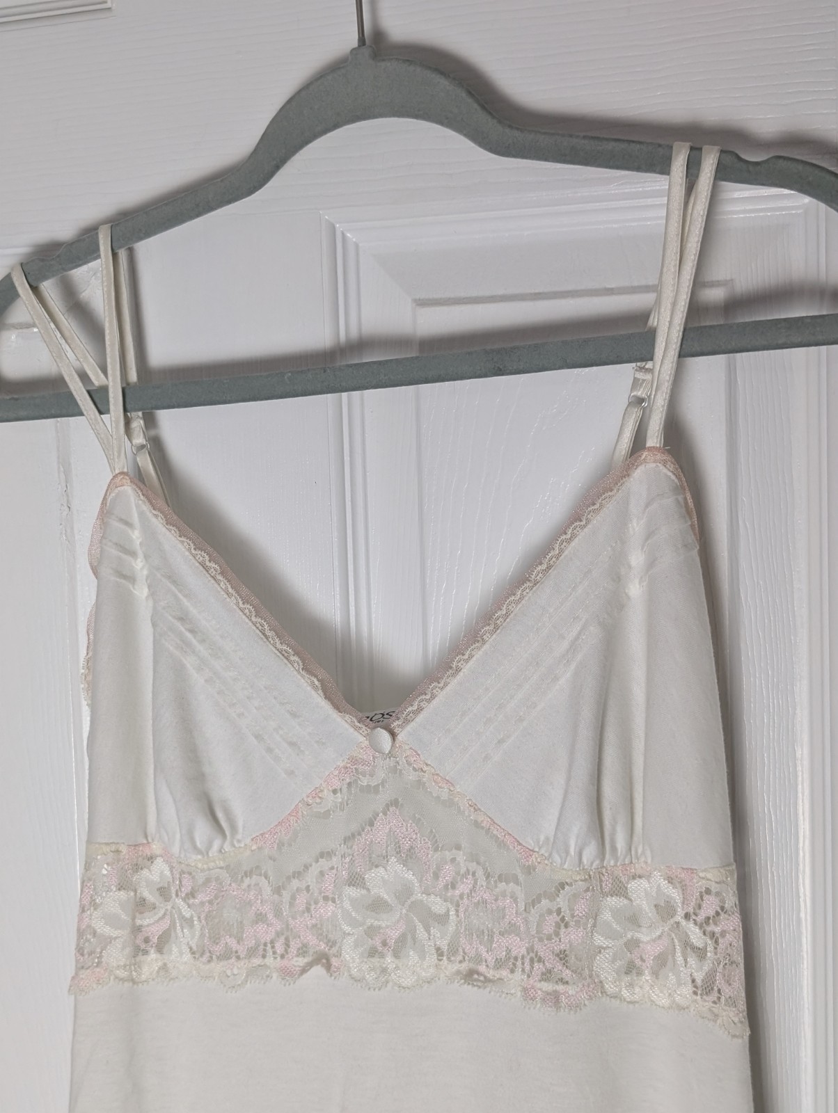 Vintage Rosch Creative Culture Ivory Lace Nightgown Size 12 Ivory Lace Romantic