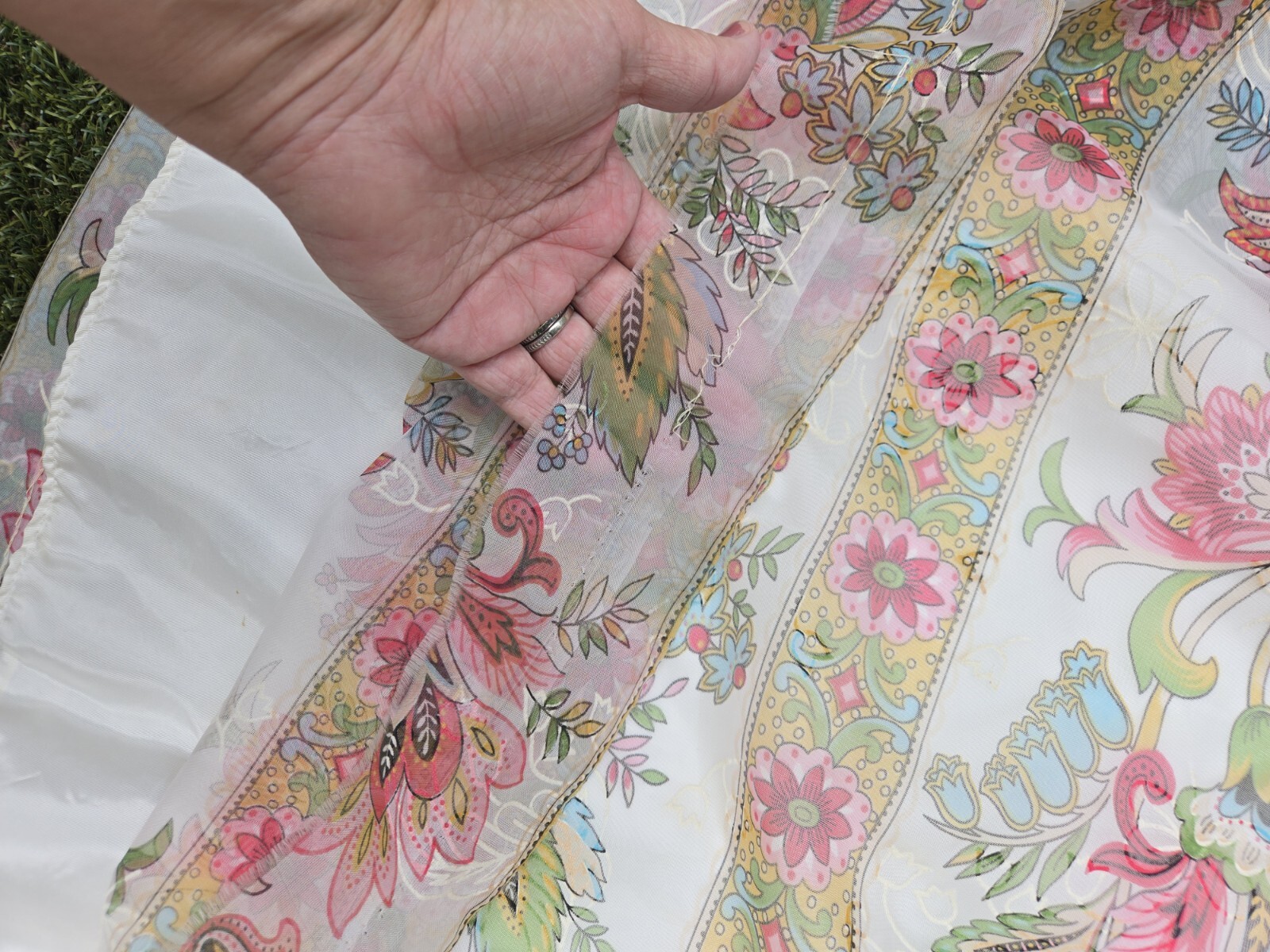 1960s/70s Avalon Classics Spring Floral Maxi Dress
