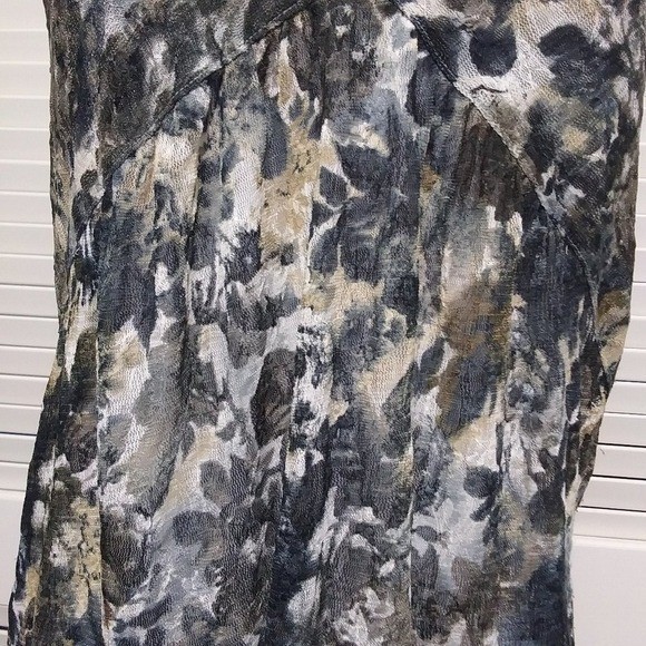 Free People Intimately Floral Lace Racerback Camisole Grey Tan Small S P