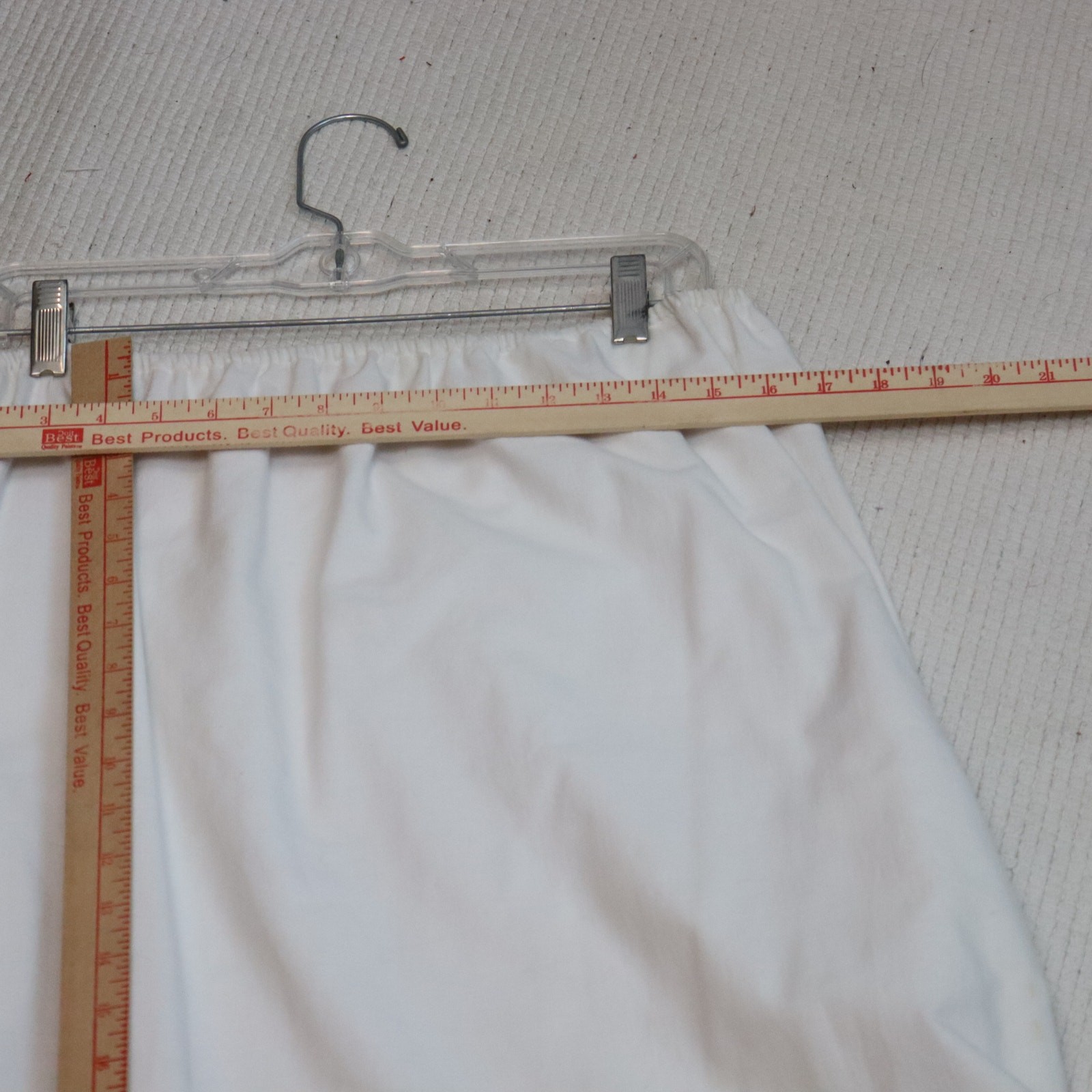 Tipicano White Cotton Skirt L Flared Panels Green Purple Festival Mardi Gras