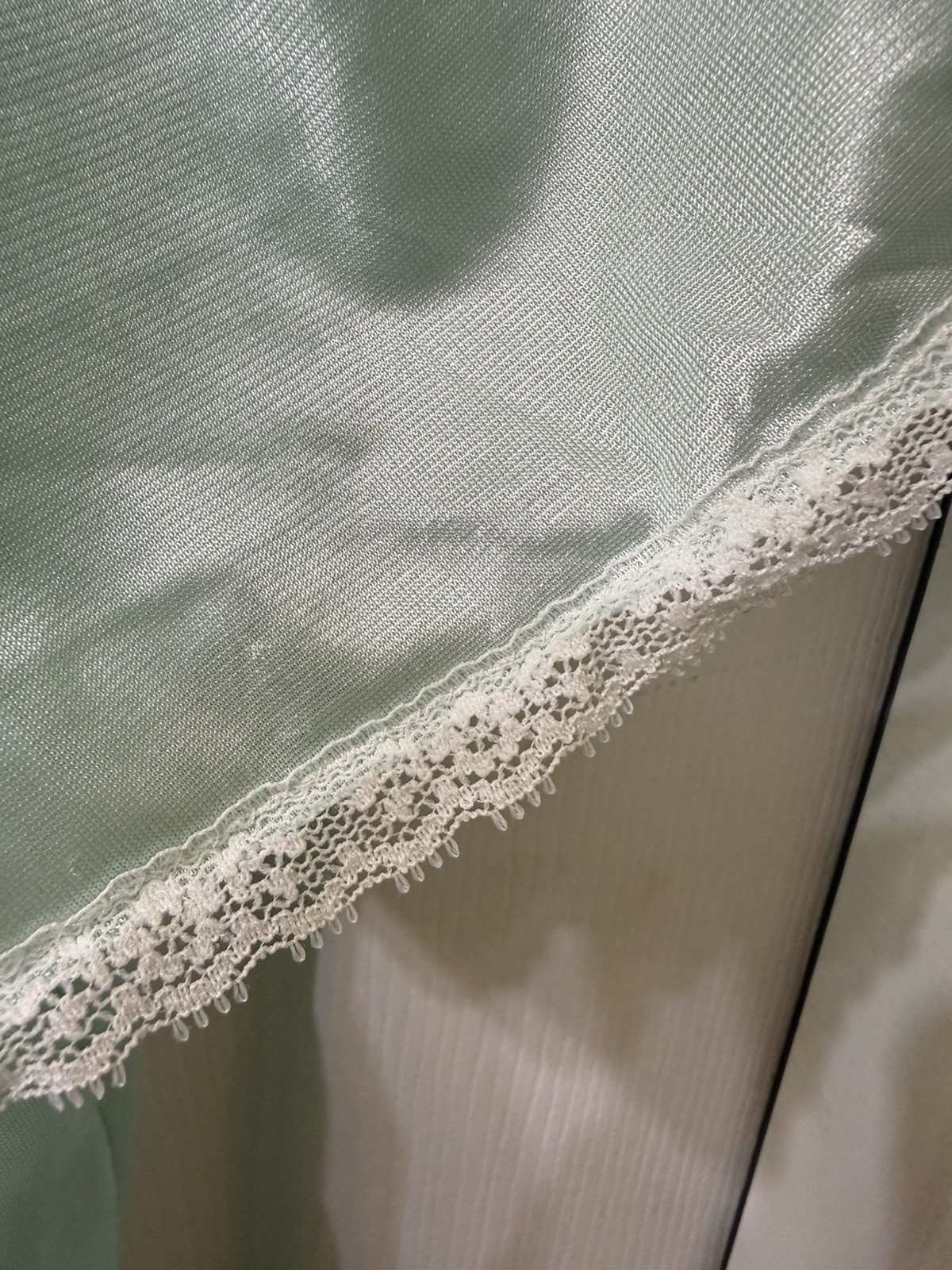 Vintage Komar Nightgown Pale Green Nylon Medium USA