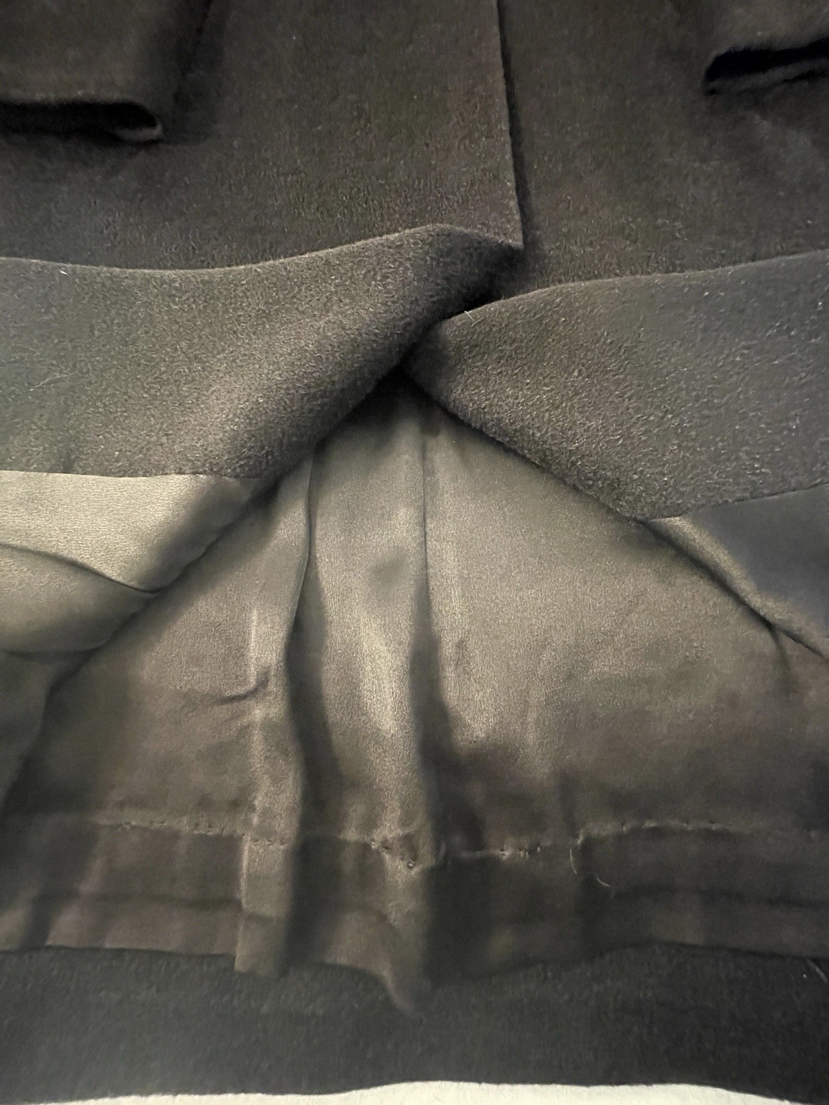 RARE Vintage Bellciano Of New York Wool w/Fur Collar 1940-50s Era Dress Coat