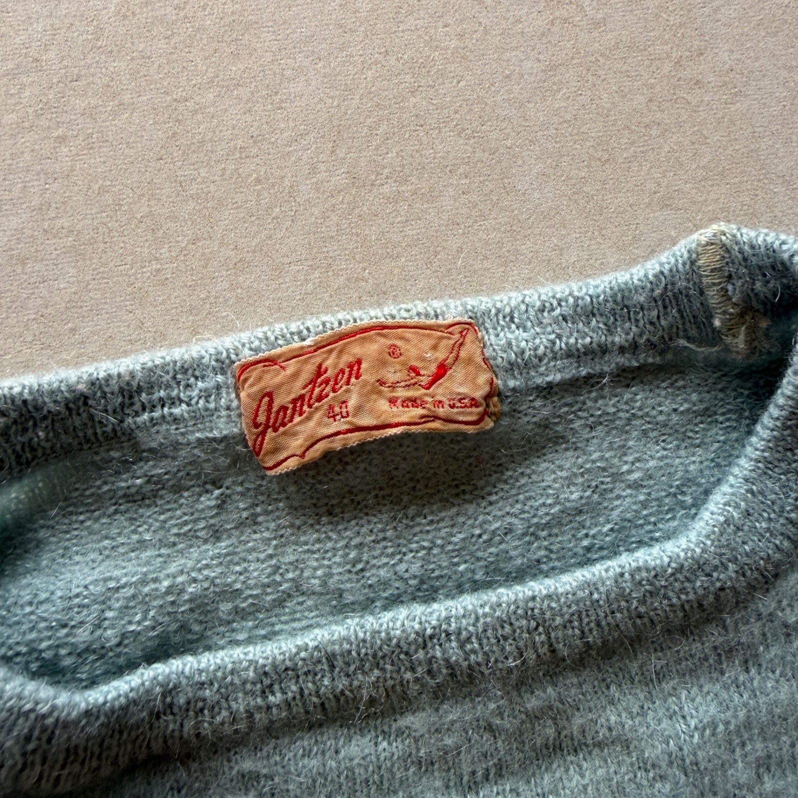Vintage 50s Jantzen Short Sleeve Sweater