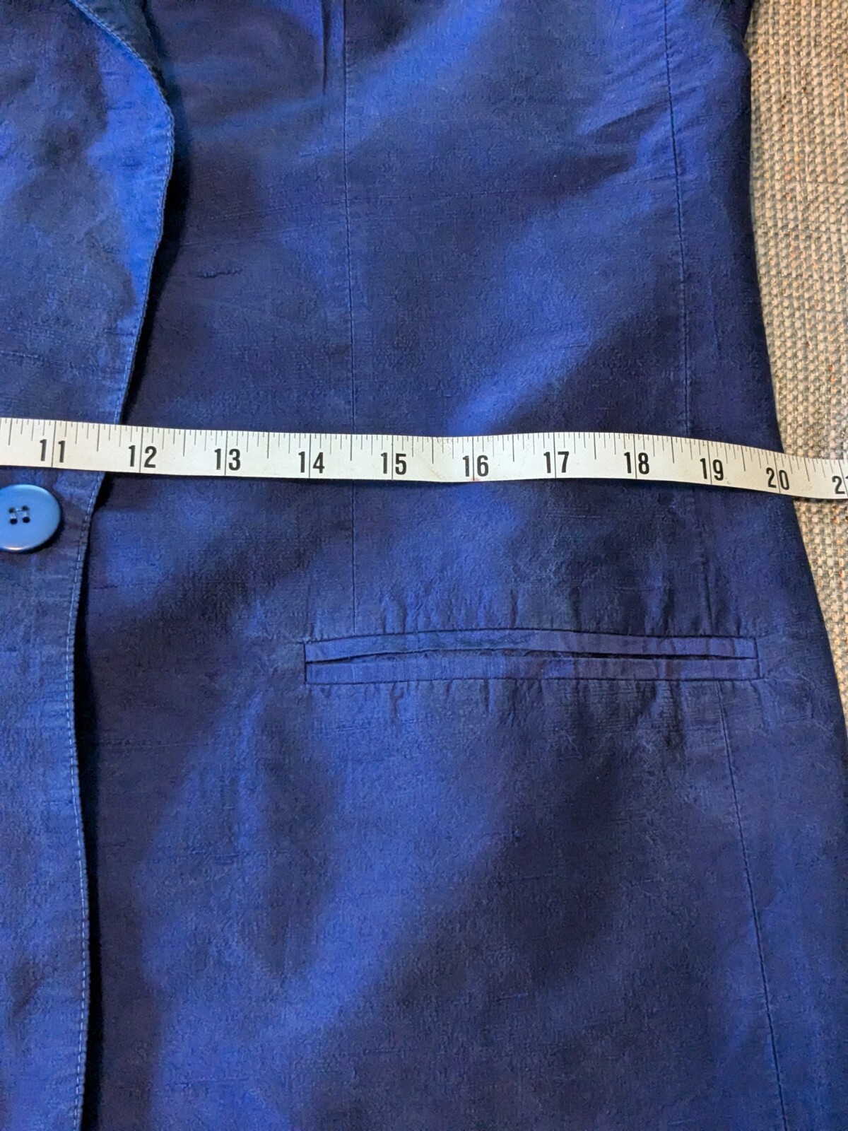 Giorgio Saint Angelo Vintage Raw Silk Blazer Size 12