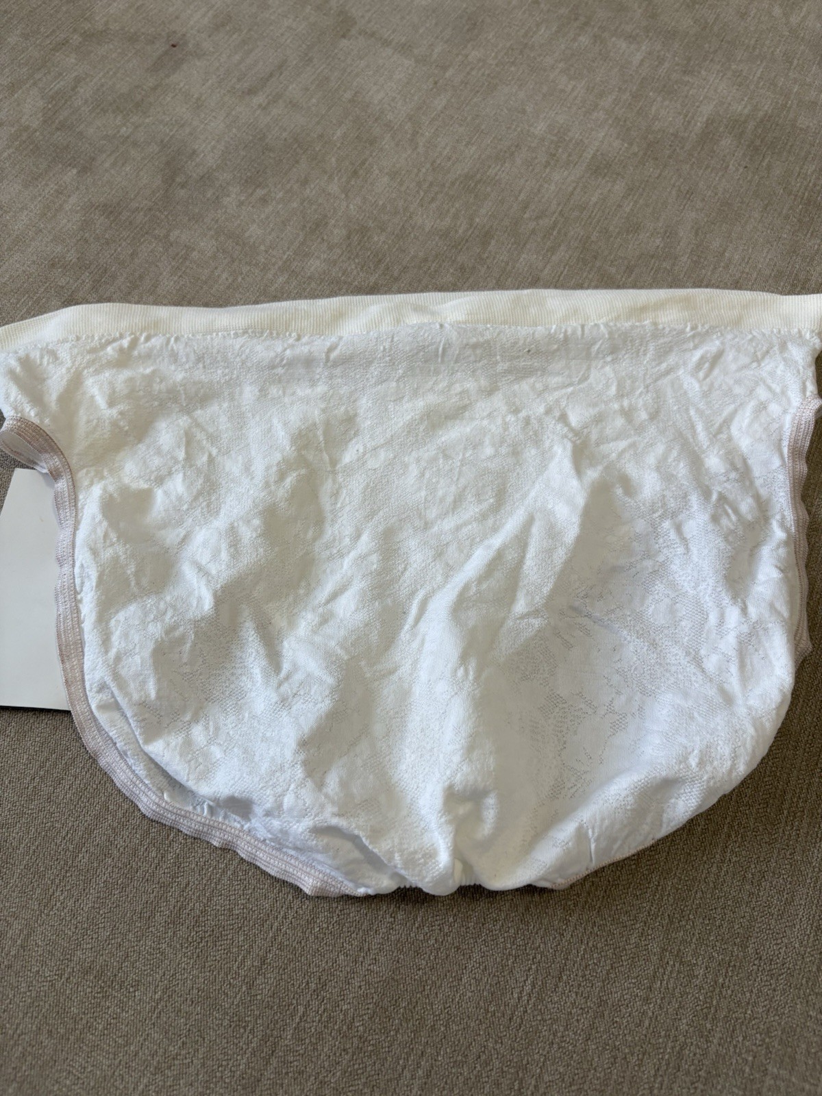 Vintage Delicates Nylon Microfiber Panties White Stretchy New With Tags Lg