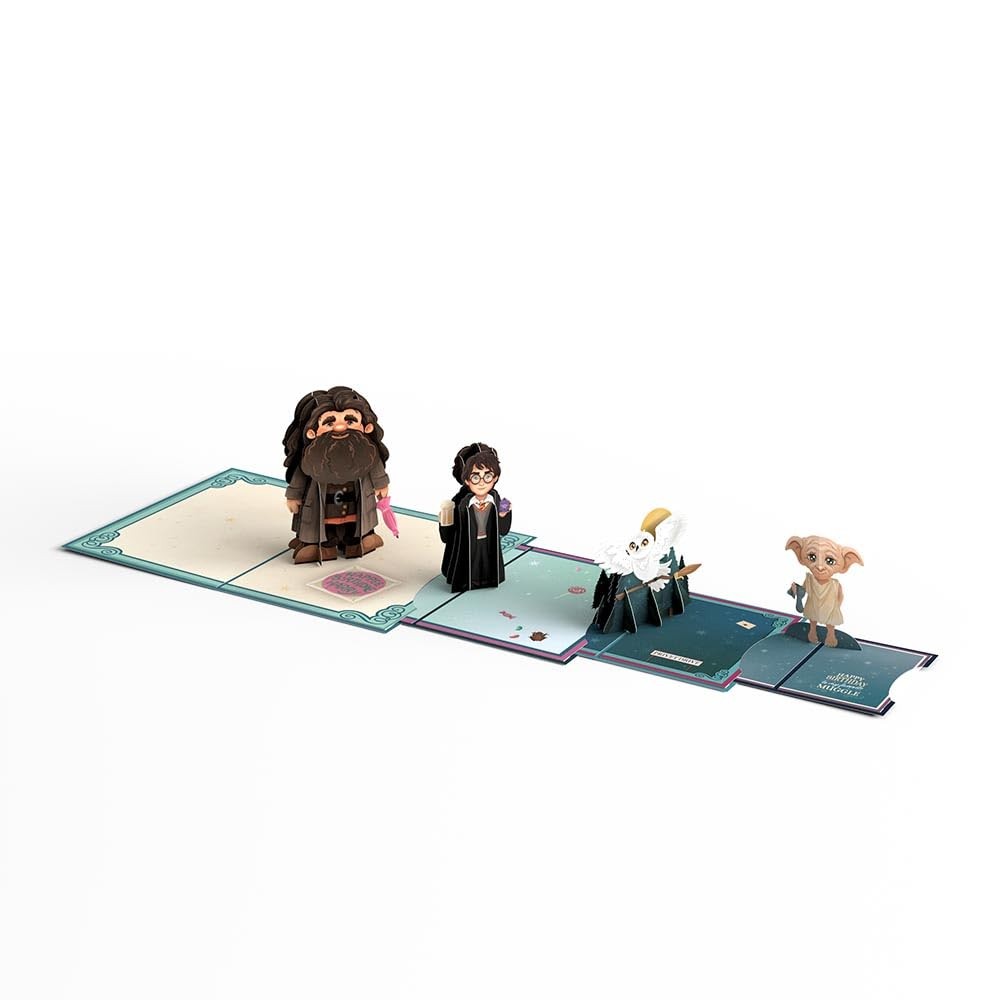 Lovepop Happy Birthday Pop-Up Card for Her and Him- 3D Harry Potter Birthday Gre