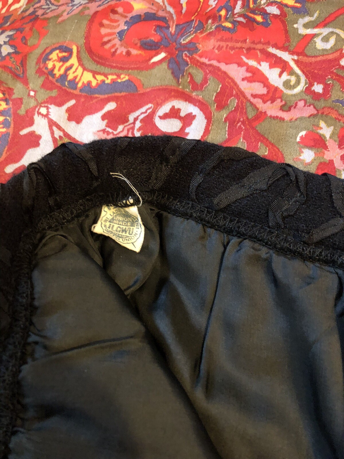 Vintage 1960s Apollo of New York Soutache Black Suit