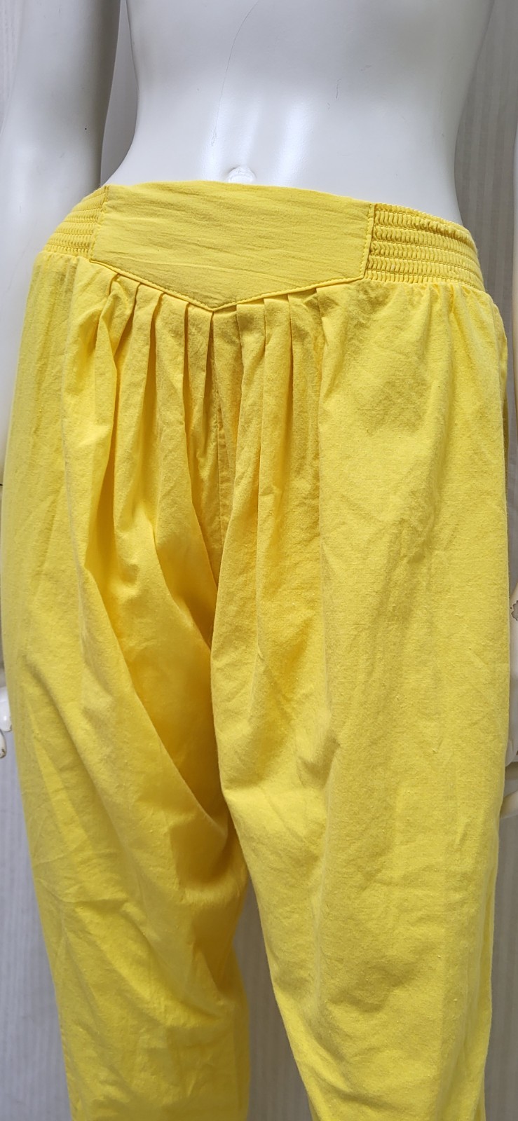 2 Piece 1980’s Vintage Yellow Jacket & Pants Outfit – Size S – EUC