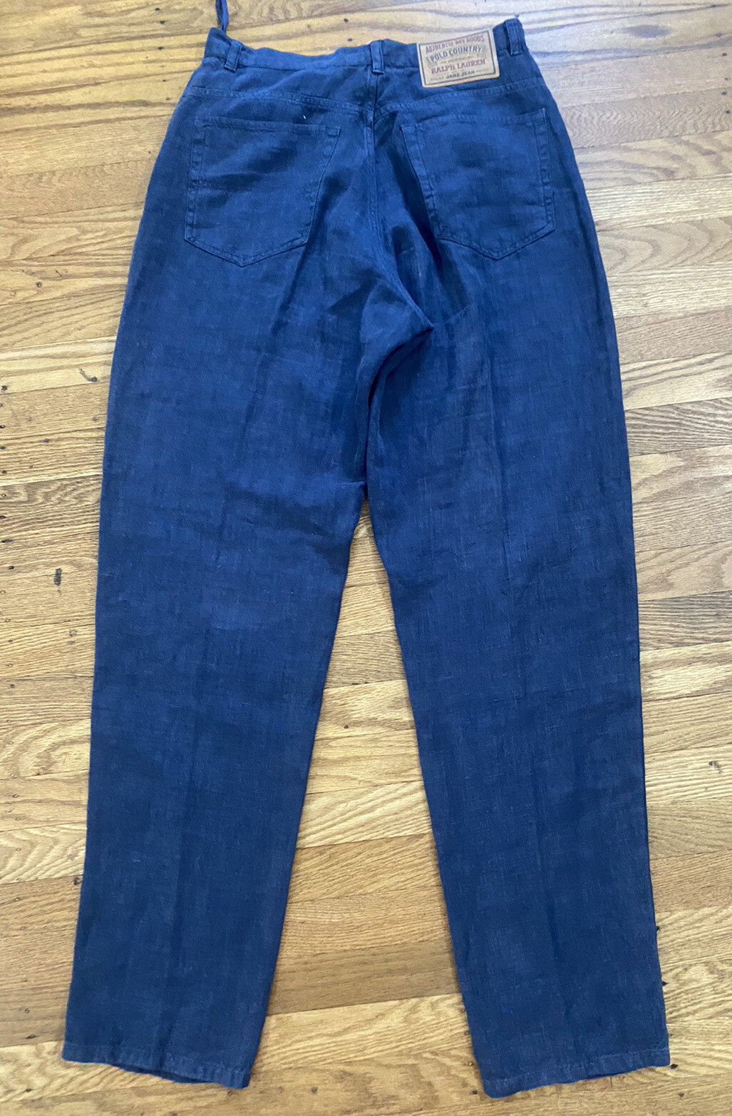 vintage Ralph Lauren COUNTRY womens LINEN Pants.High Waist/relaxed Fit.6 tall