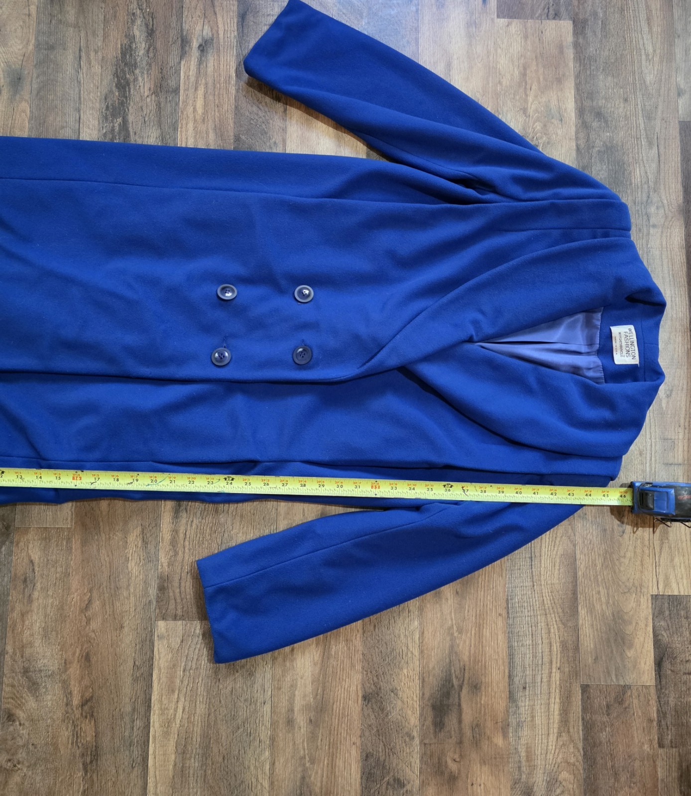Wellington Fashions IGLWU Vintage 70’s Royal Blue Kashmiracle Full Length Coat S