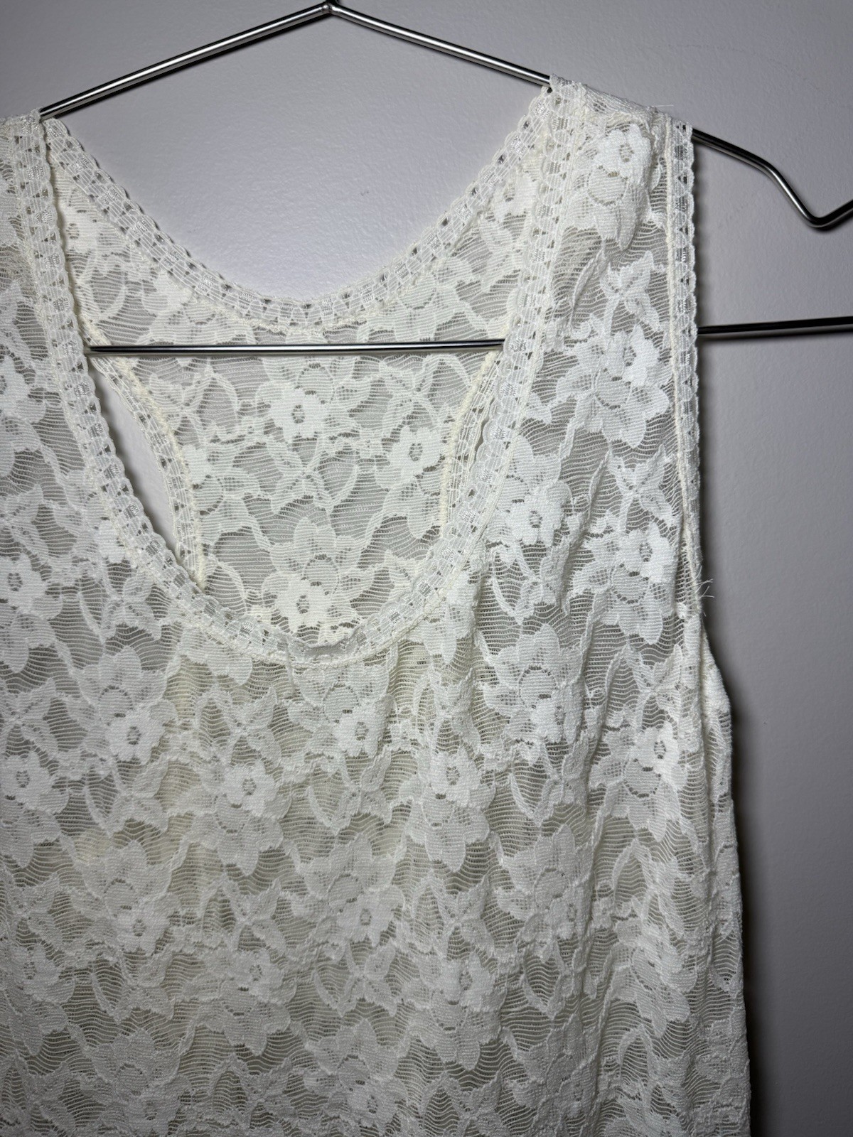 Vintage Tom Bezduda Barad & Co White Lingerie Gown Union Made Size L | Feminine