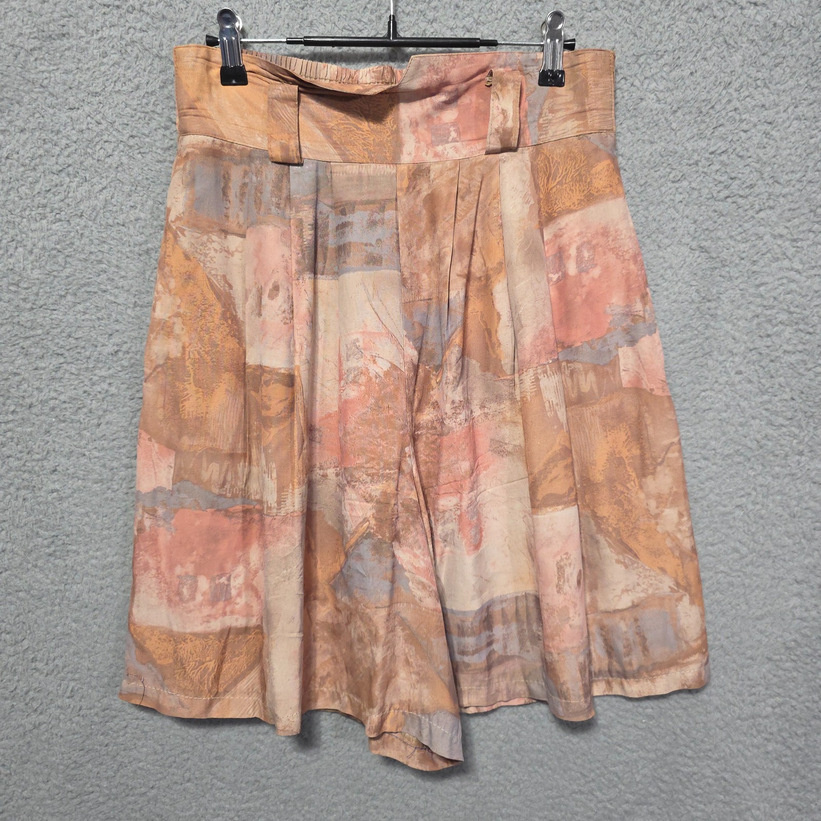 Vintage Craig Clothing Company Shorts Wide Leg Art Deco Size Medium Elastic
