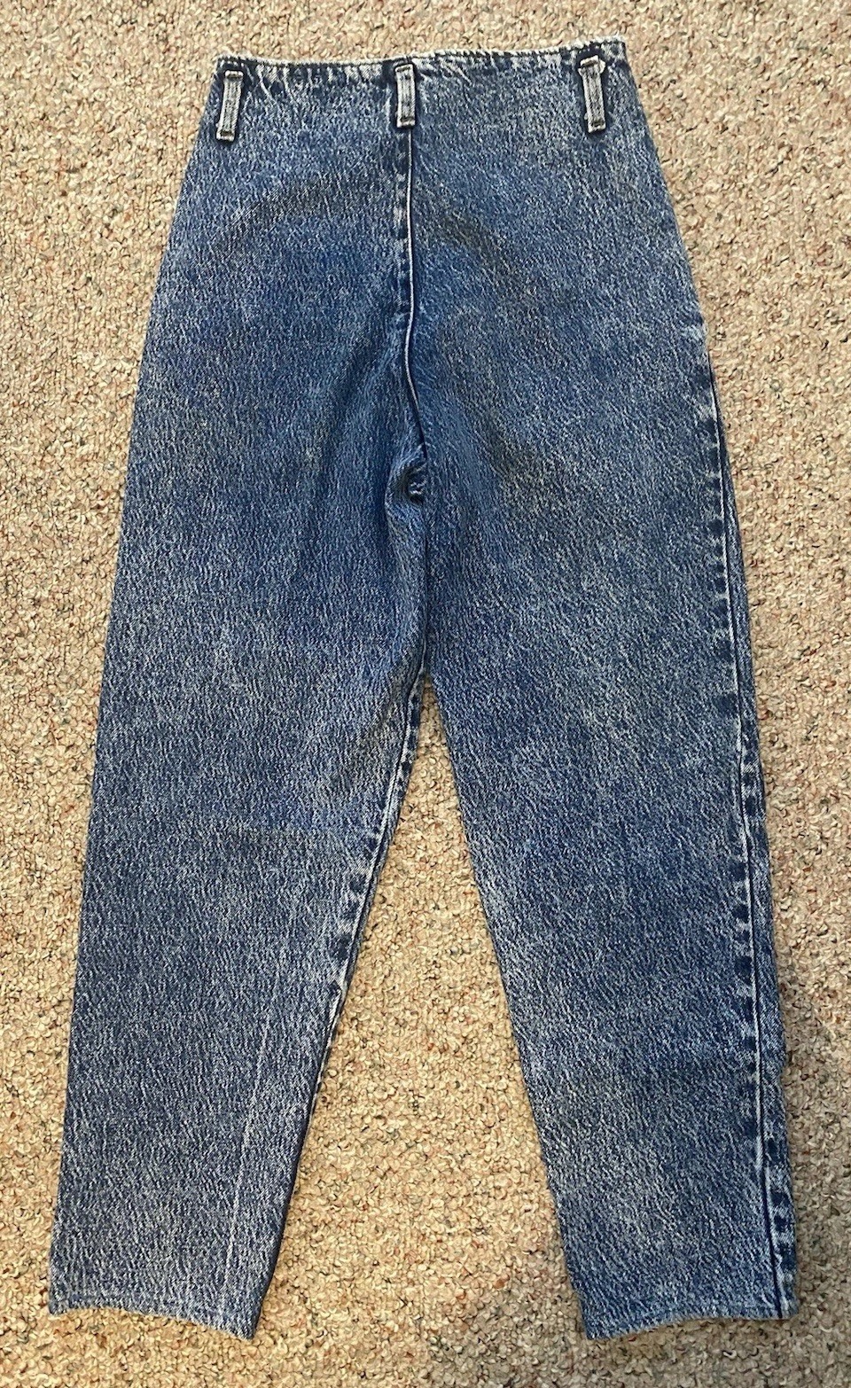 VINTAGE Women’s Zena Jeans High Rise Pleated Med Wash Size 7 Mom Jeans 80s