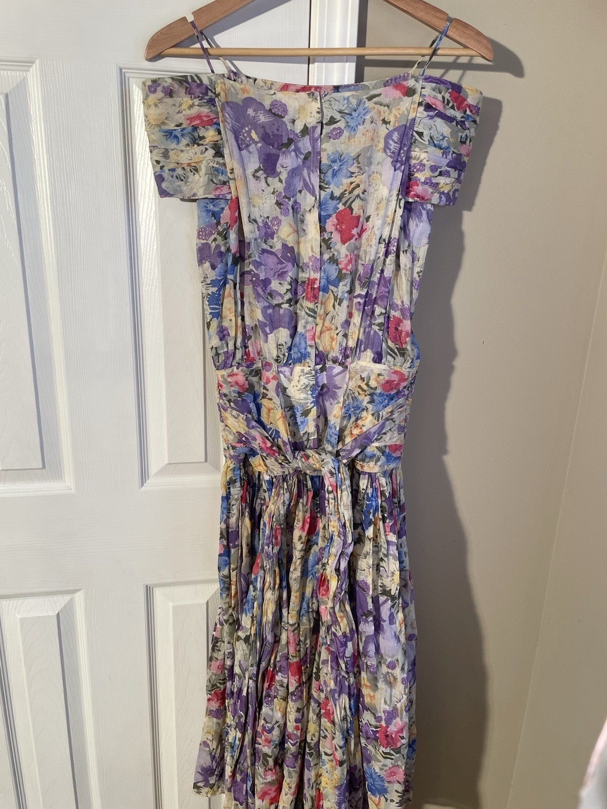 barboglio Cristina jan dress vintage 90’s Off Shoulder Maxi Size 6 MADE USA