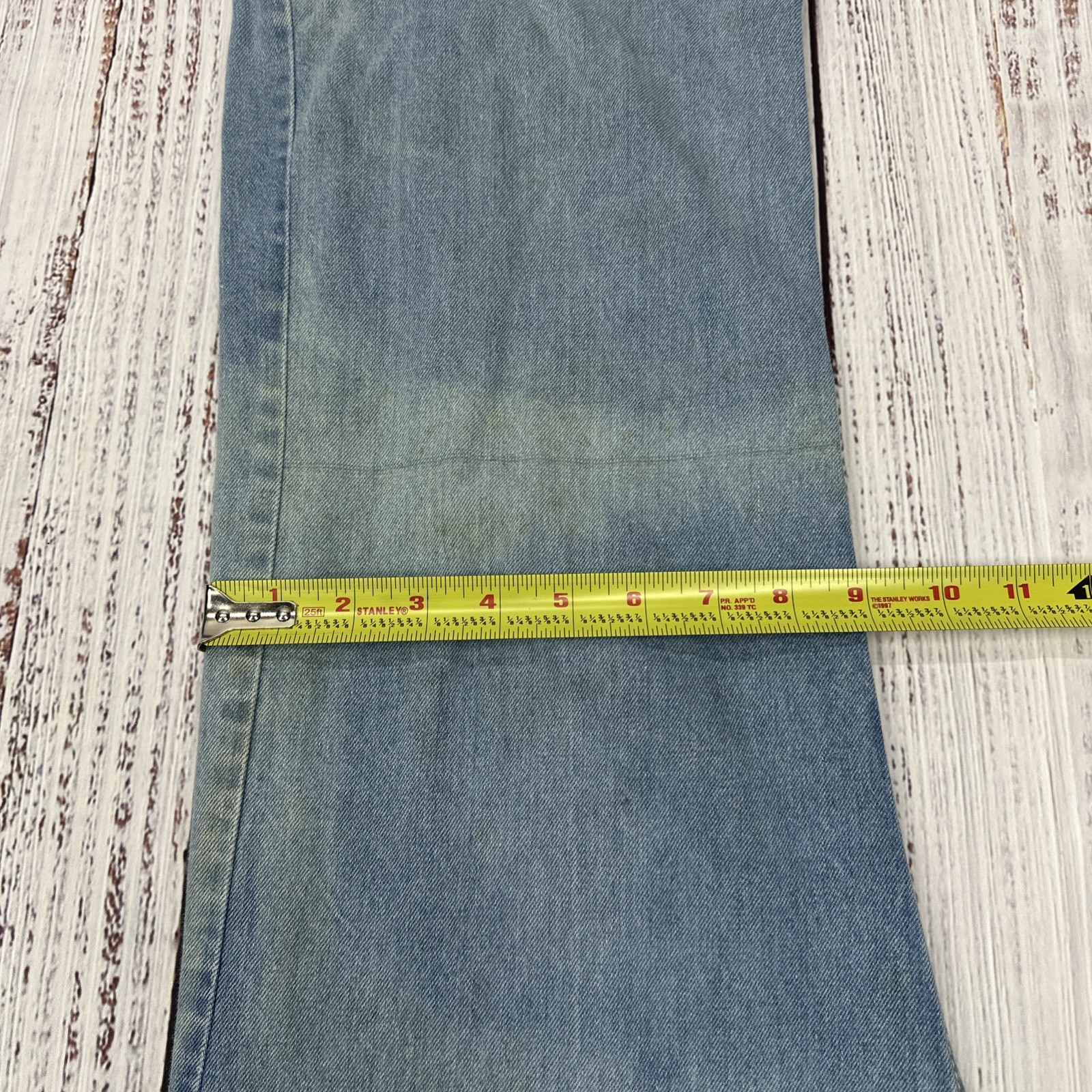 VTG 70’s Texson Bell Bottoms Flared Jeans Women’s Sz 7-8(22×31) High Waist RARE!