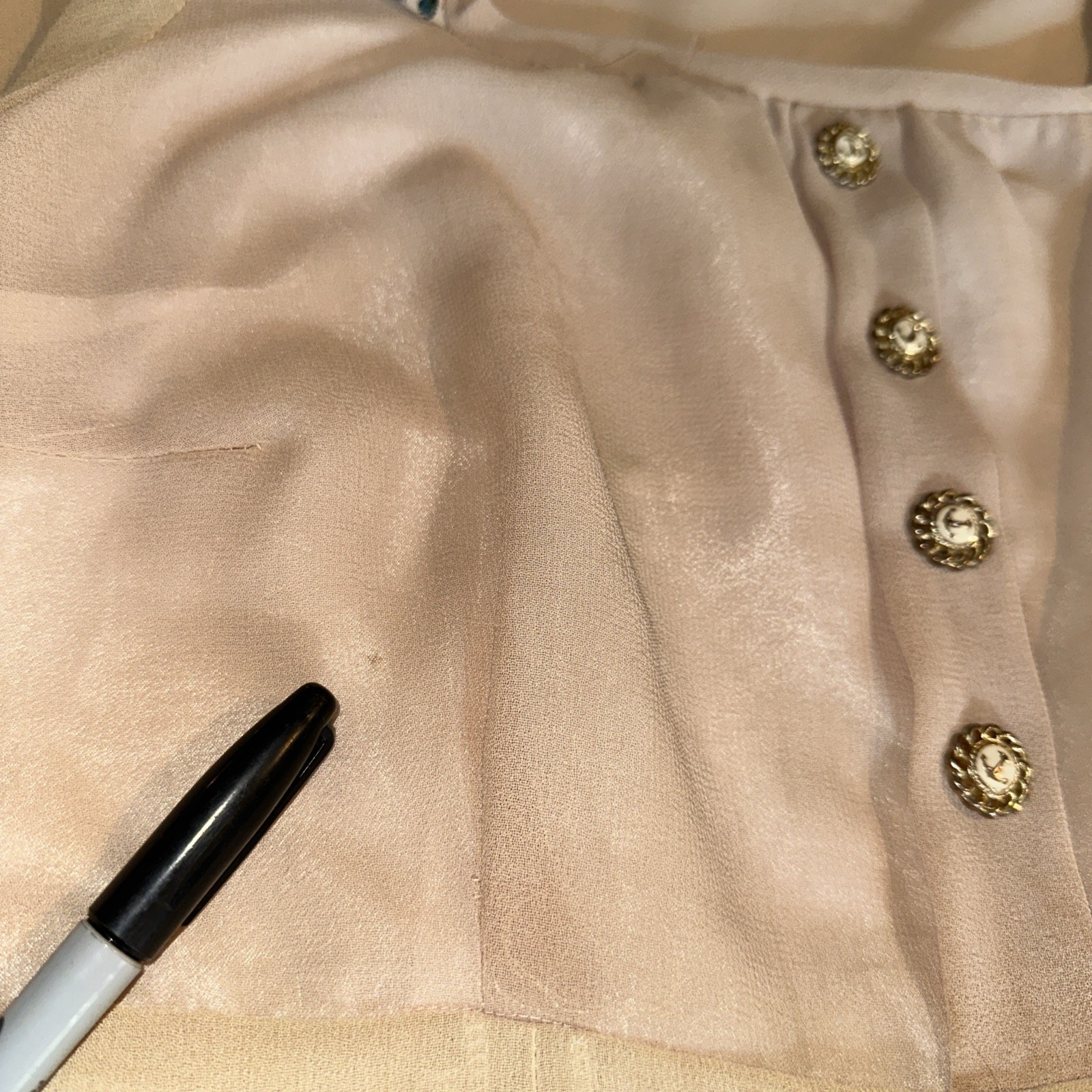 Vintage1930s 1940s style Dress Possibly from the 1970s Prairie Folk Revival