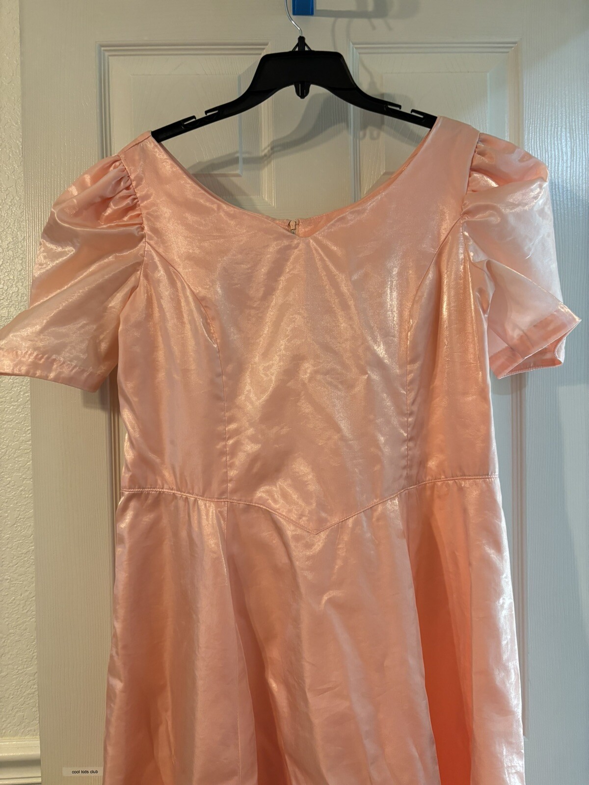 PINK Unlabled 80’s Prom Dress Theatrical Halloween Formal Dress up Gown Homemade