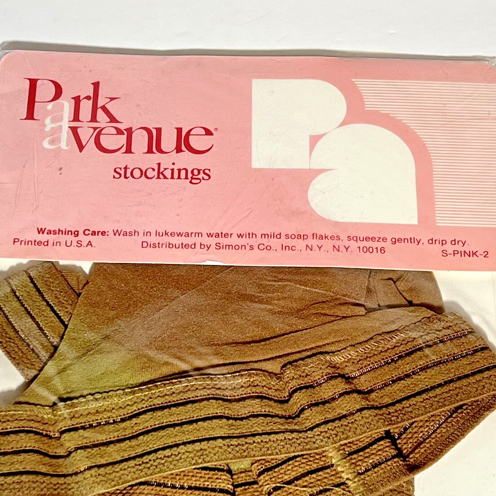 Park Avenue Stockings Thigh-Hi Parkilon Mellow Beige Reinf. Toe Medium B 10-11