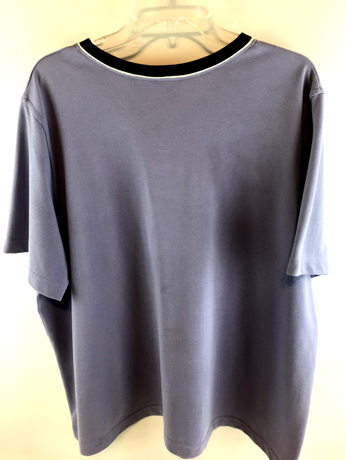 RARE VTG Koret K Wear Women’s Top Size 2X Lavender w Embroidery & Applique