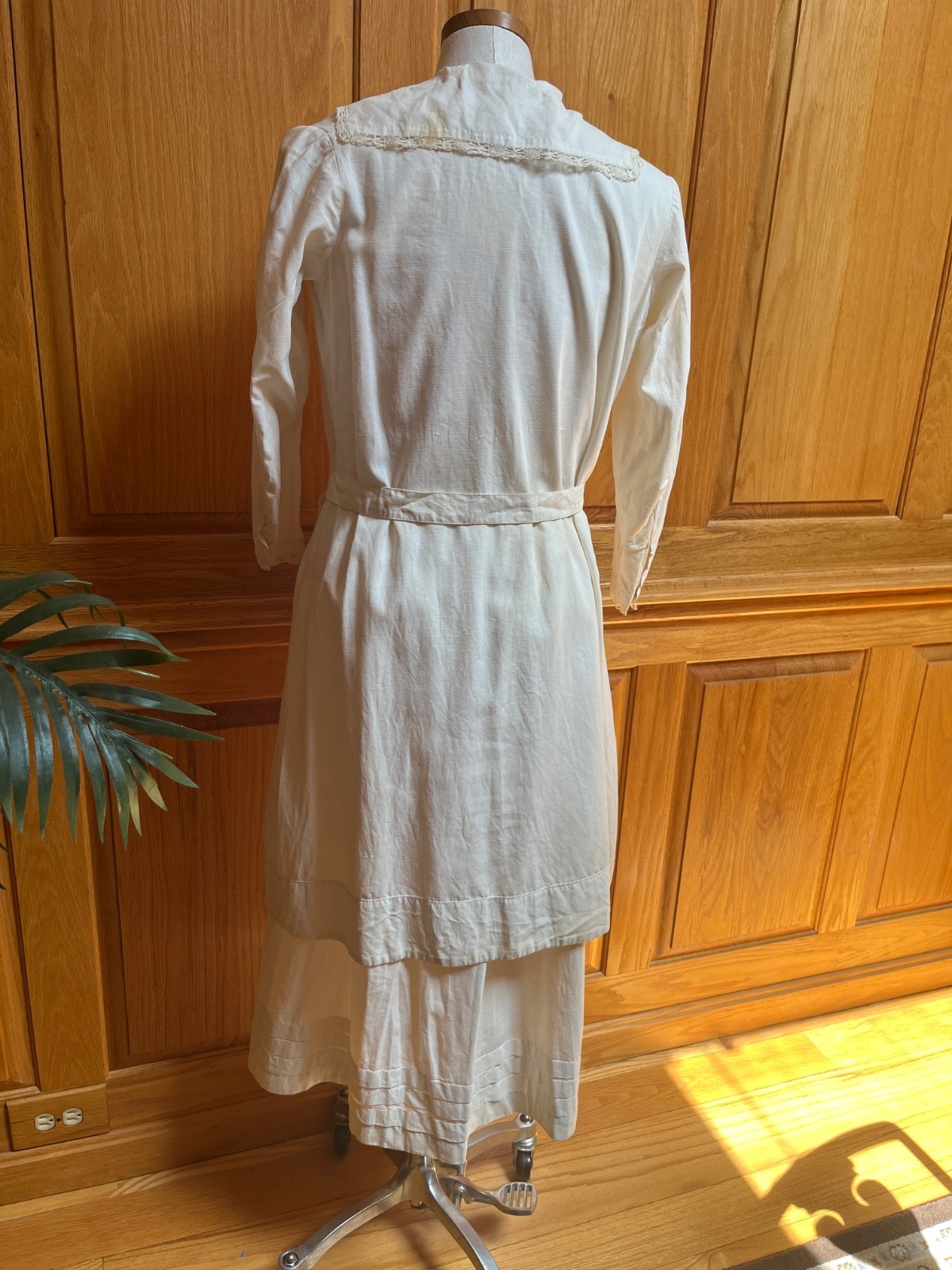 Antique Victorian Top and skirt, with a tie belt