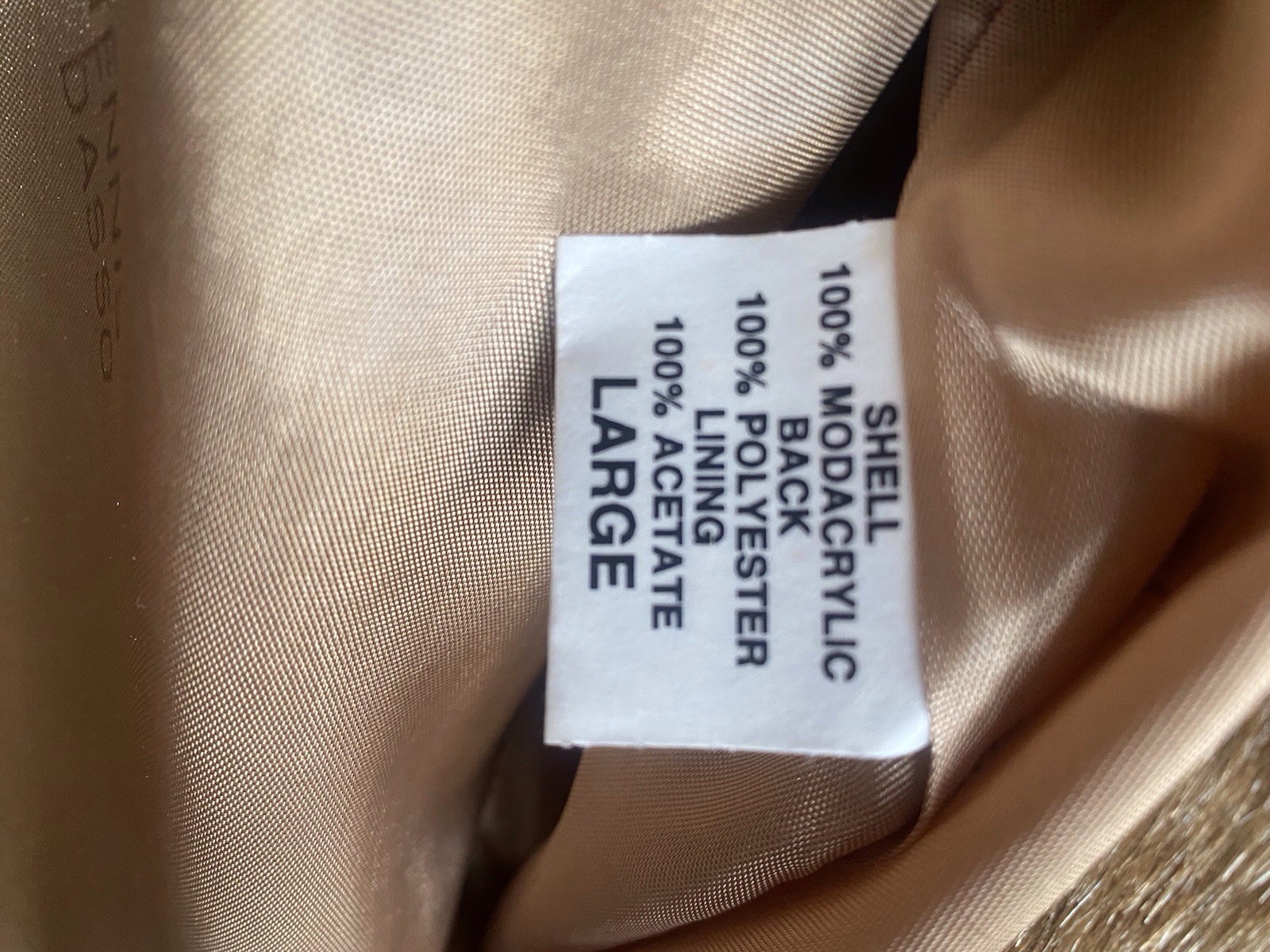 Dennis Basso Pelted Faux Mink Jacket Coat Zip Front – Large