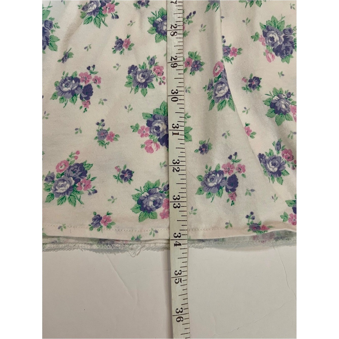 Vintage Victoria’s Secret Gold Label Floral Cotton Babydoll Nightgown L