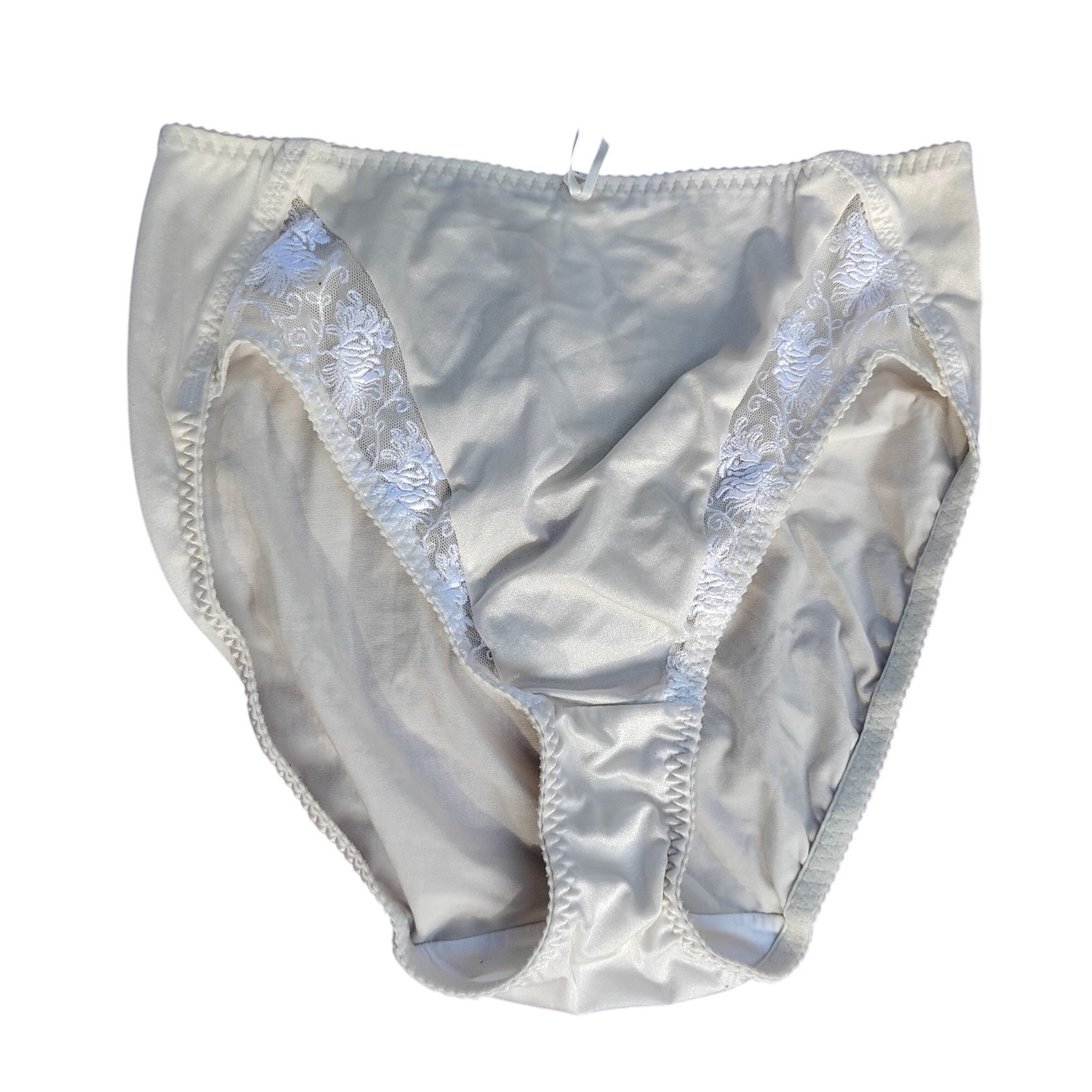 Vtg Wacoal Sz-M Nylon High Waist Brief Granny Panties