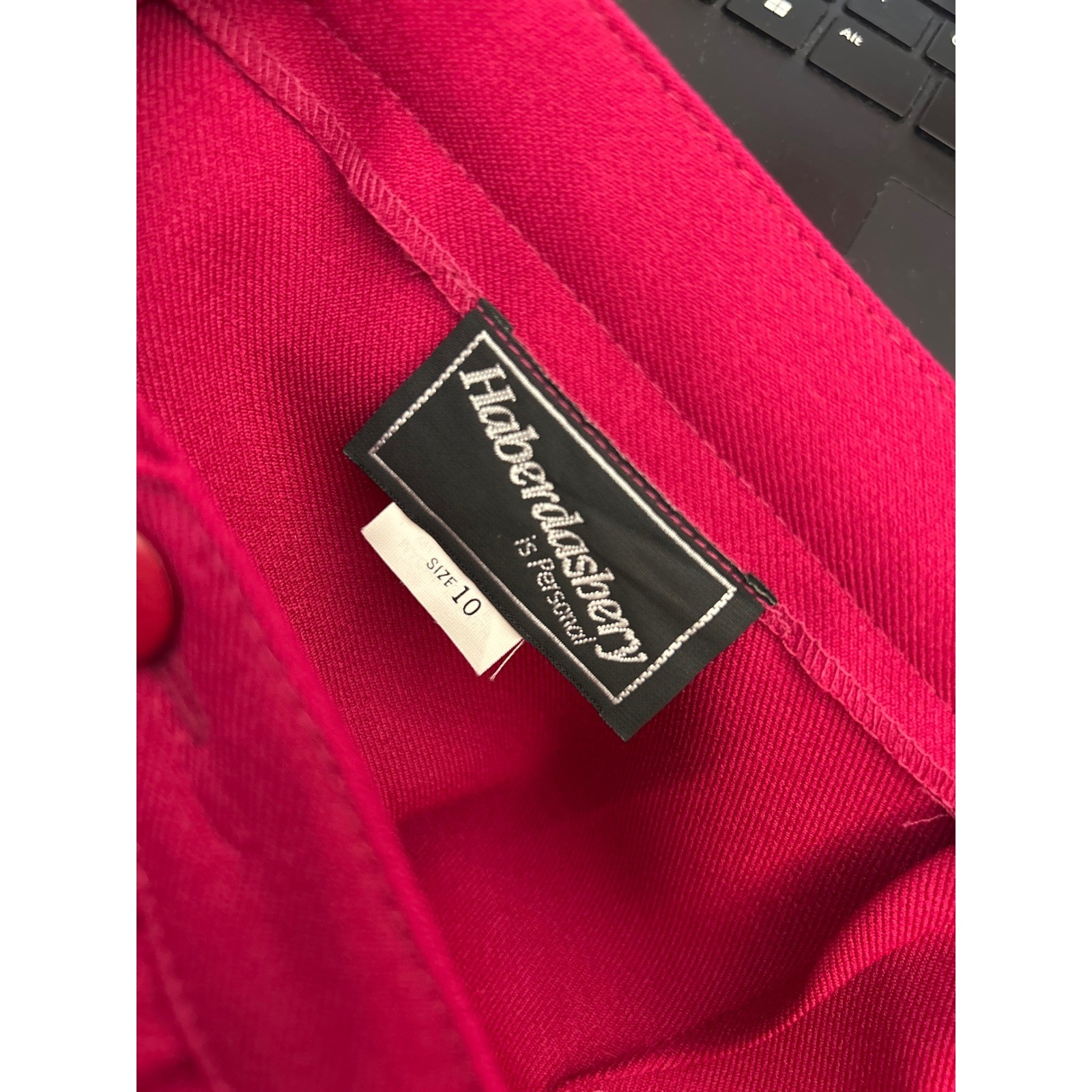Vintage Haberdashery is Personal Pink Midi Skirt Barbiecore Office Chic 10