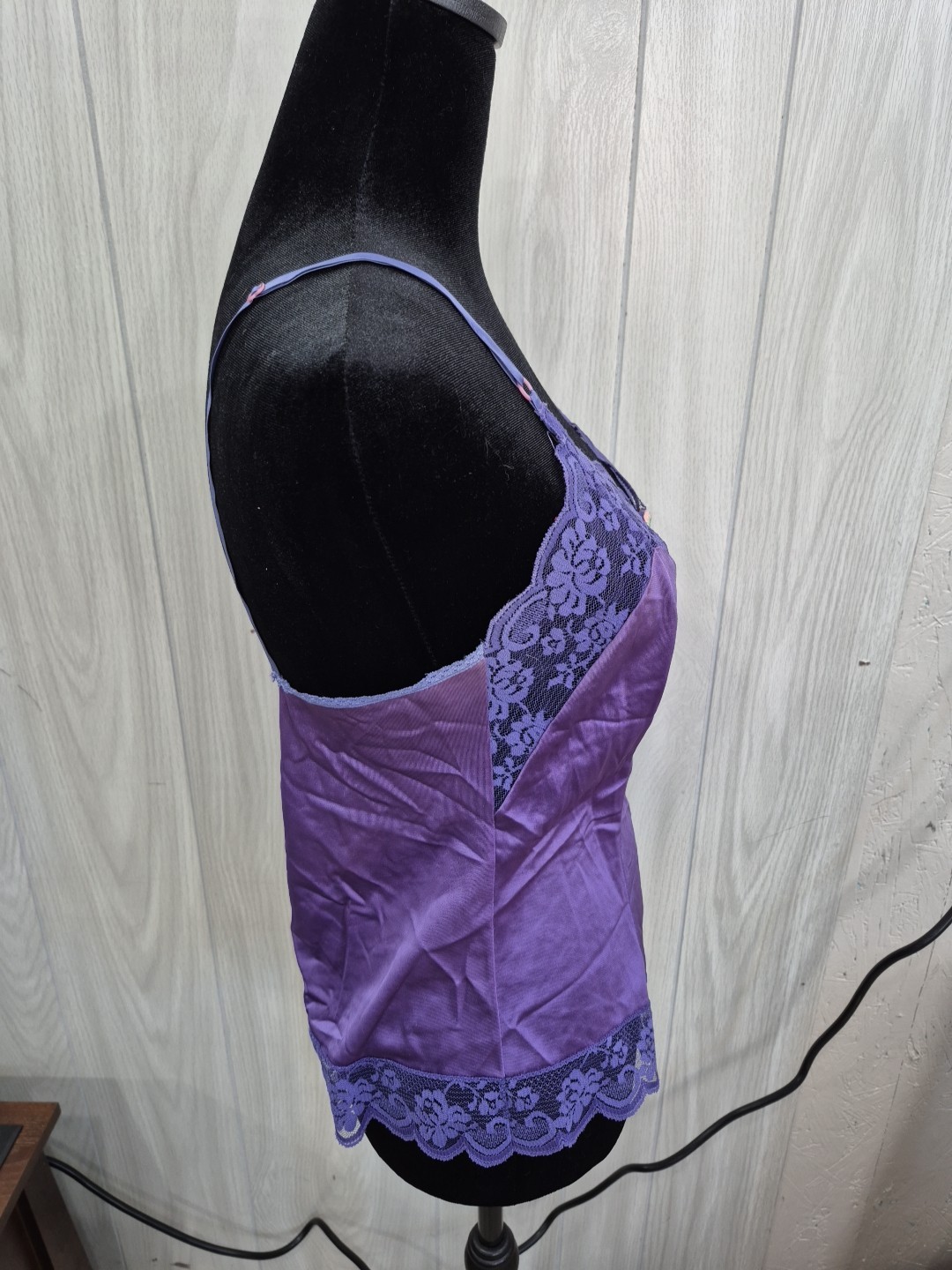 Chantilly Maidenform Camisole Purple Size 34 Metric 75 Whimsigoth Sexy Feminine