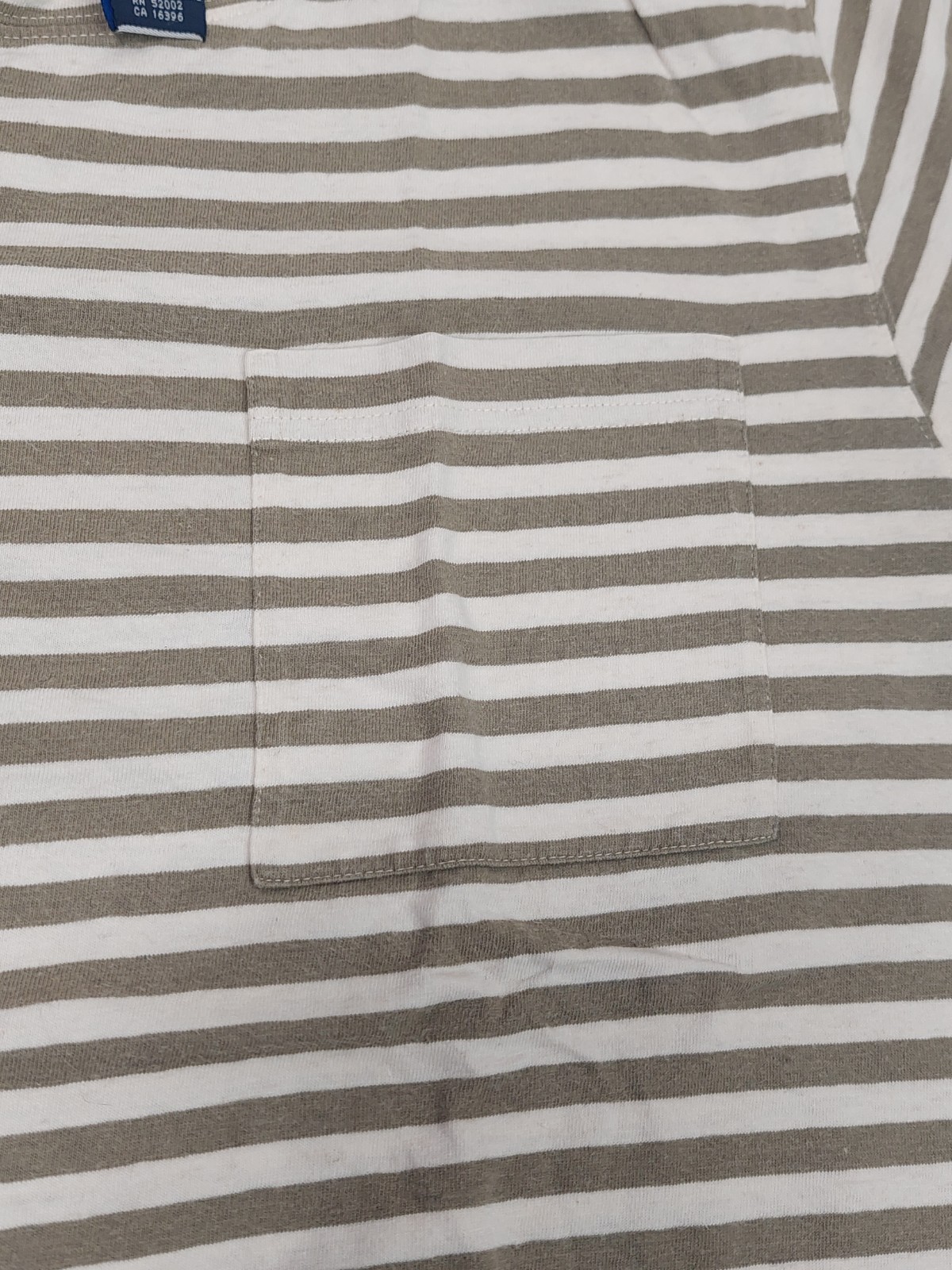 Vintage 90s Lizsport Stripe Tee Cotton Linen Top Sm Normcore Coastal Grandma