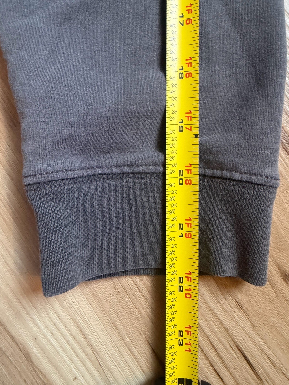 Vintage GAP Stretch Hoodie XXL Grey Lilac Purple Spell Out Logo Sweatshirt Y2K