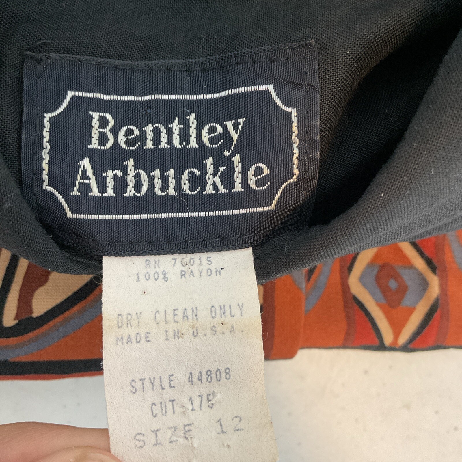 Vintage Bentley Arbuckle Wrap Skirt-8 Jacket-12 Suit Set Western Southwest 2pc