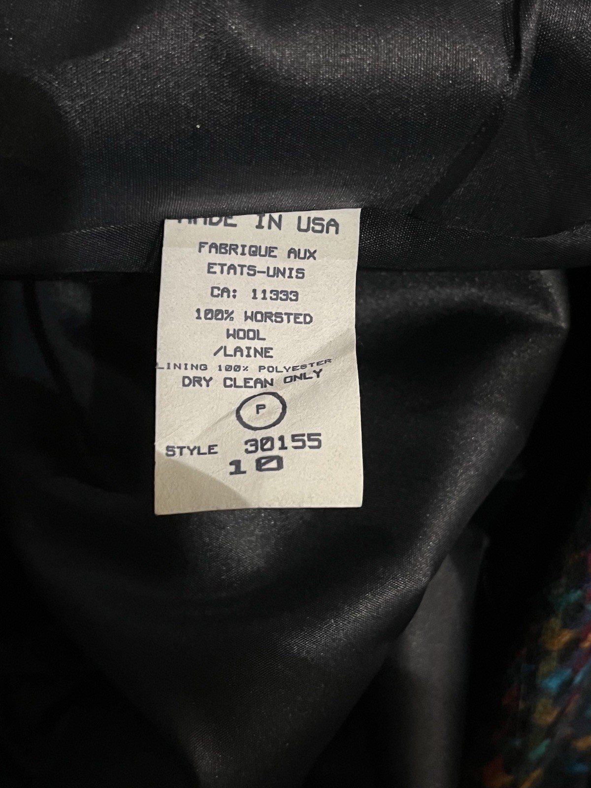 Vintage Bleyle Women’s Blazer Jacket 100% Wool Size 10