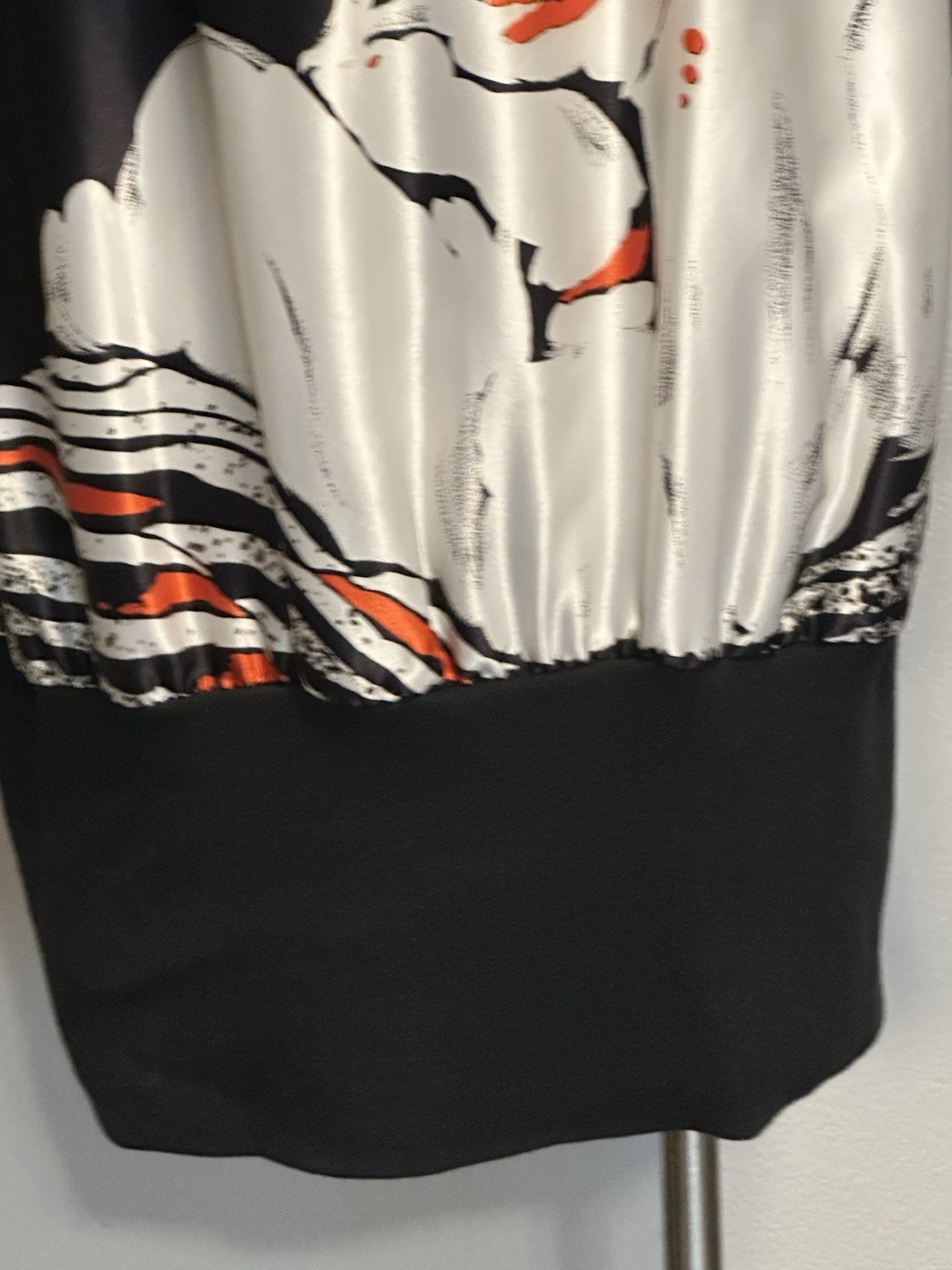 Vintage 80s On The Rocks California Retro Print Black Mini Tunic Dress sz.S-M