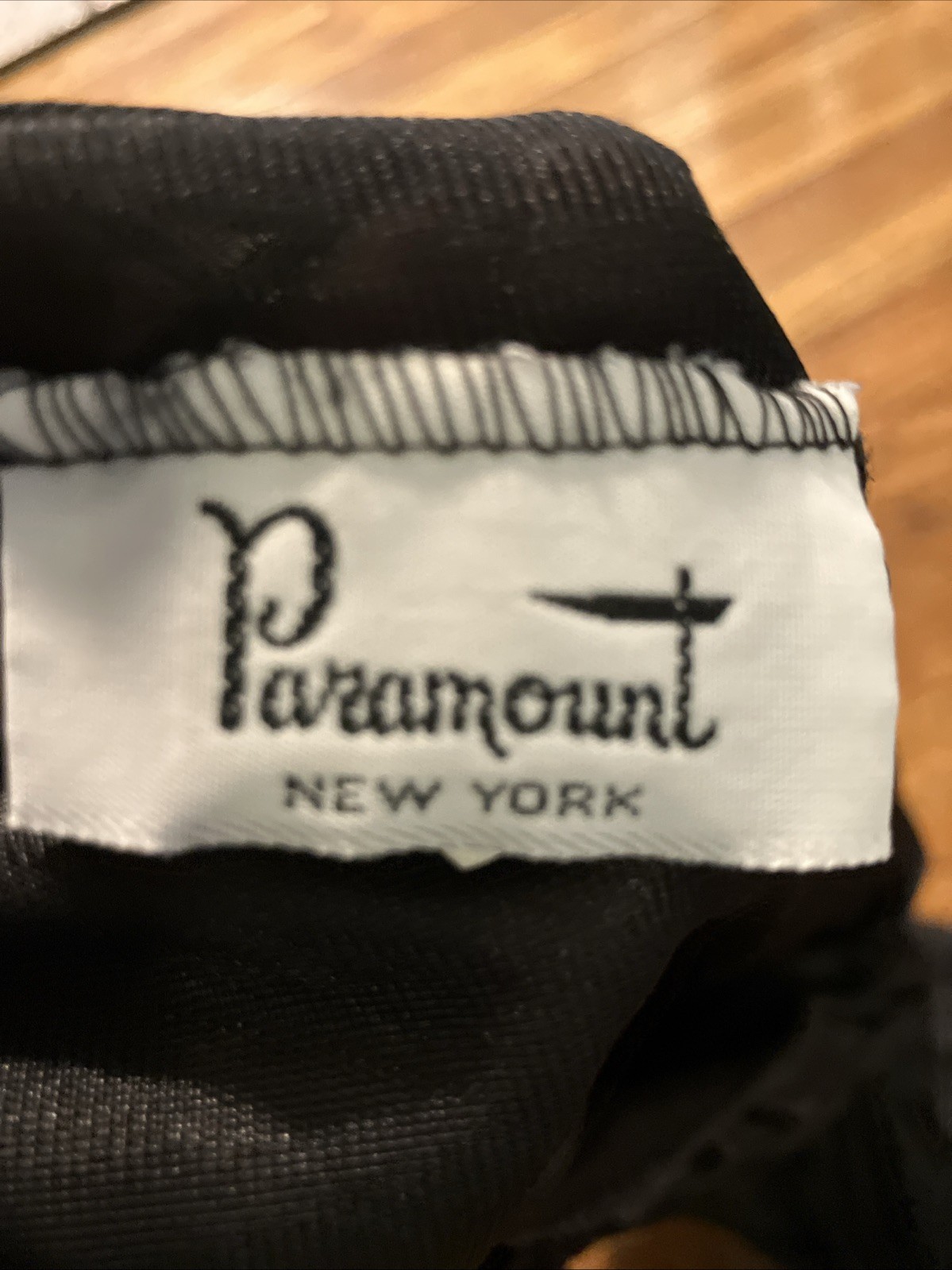 vintage made in usa Black Slip Paramount Of New York