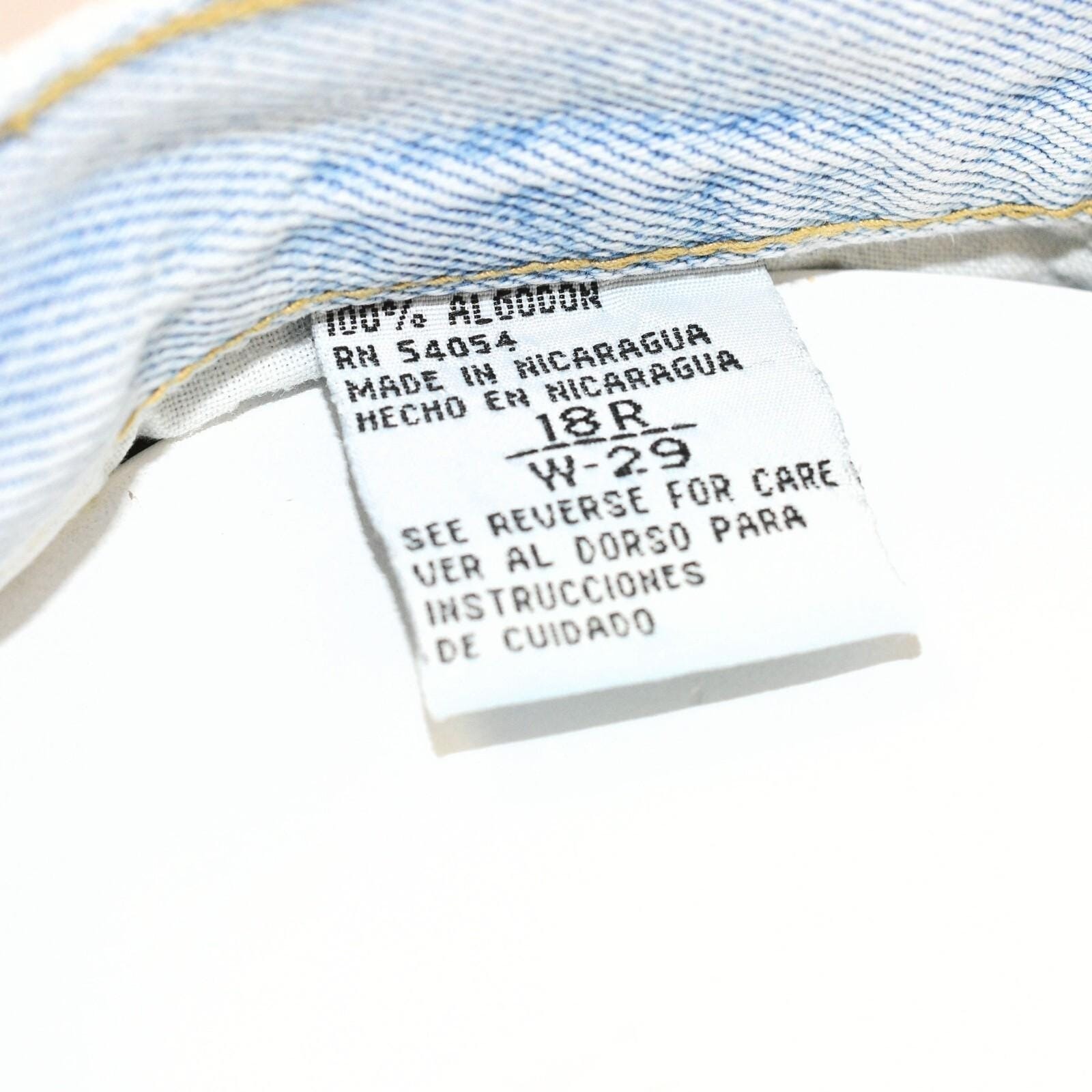 Y2k Bugle Boy Jeans Light Wash Straight Leg Denim Relaxed Fit Womens 4 Faded