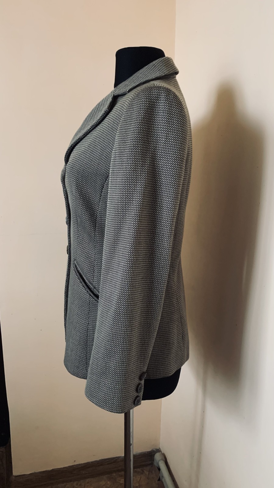 Vintage Armani Collezioni Wool Cashmere Blazer Jacket Tailored Italy Women EU44