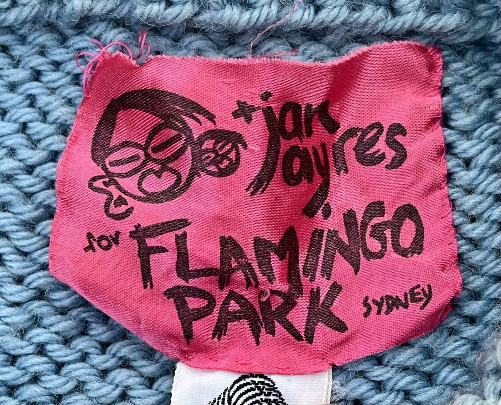 Early 1980s Jenny Kee Blinky Koala Jumper Flamingo Park Australia-Princess Diana