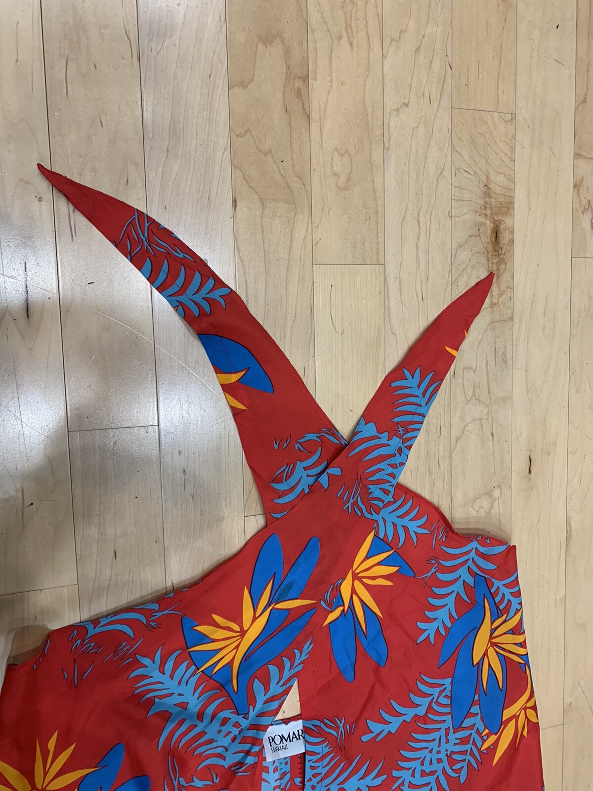 Vintage Pomare Hawaii Hawaiian Sun Beach Skirt NOS EUC HTF Bright Coverup Wrap