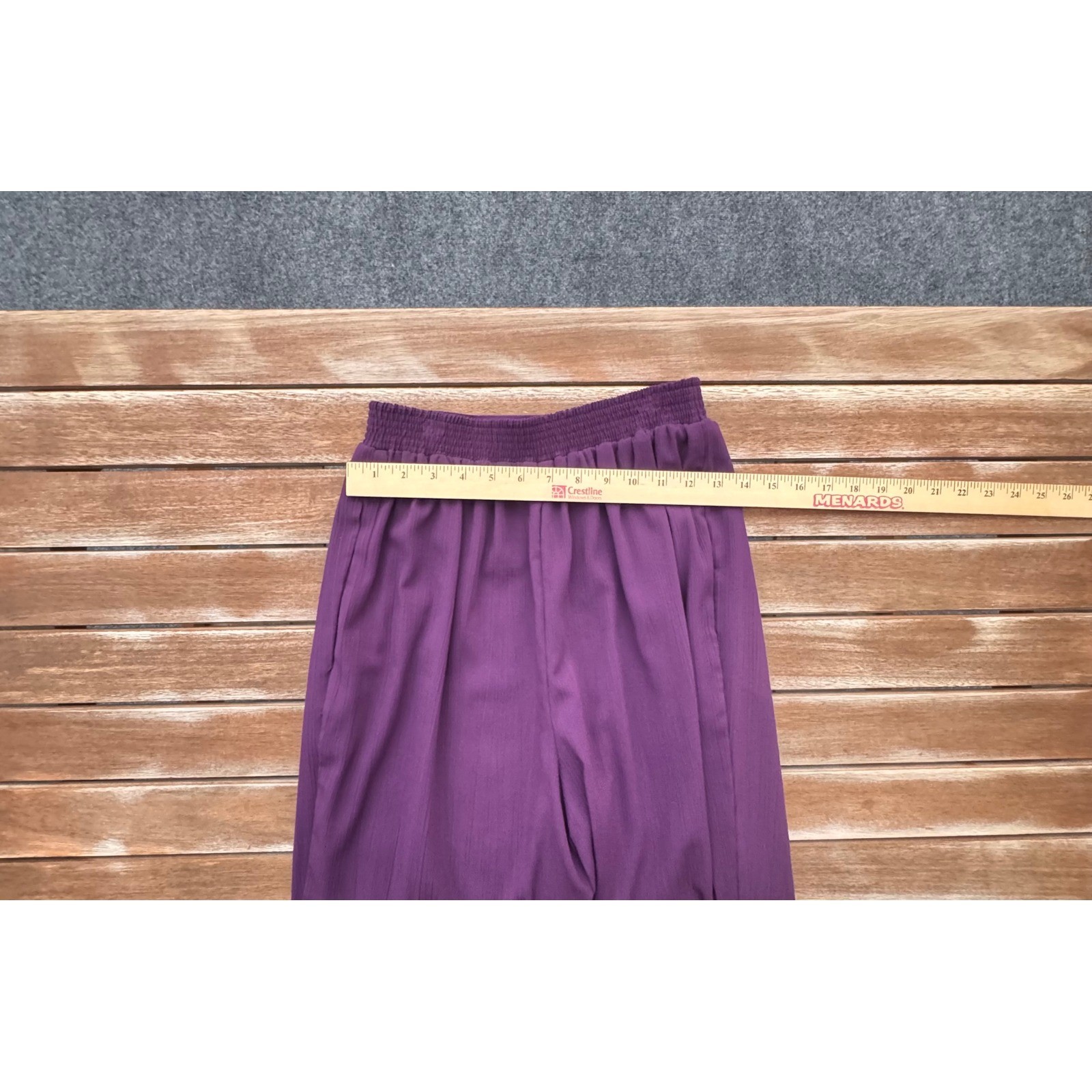 Vintage F/stop Purple Color Block Pant Set 80s 90s Shoulder Pads Small 2 Piece