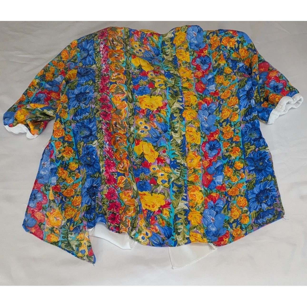 Dorothy Schoelen Platinum Skirt Set Women L 14 Multicolor Floral Excellent USA