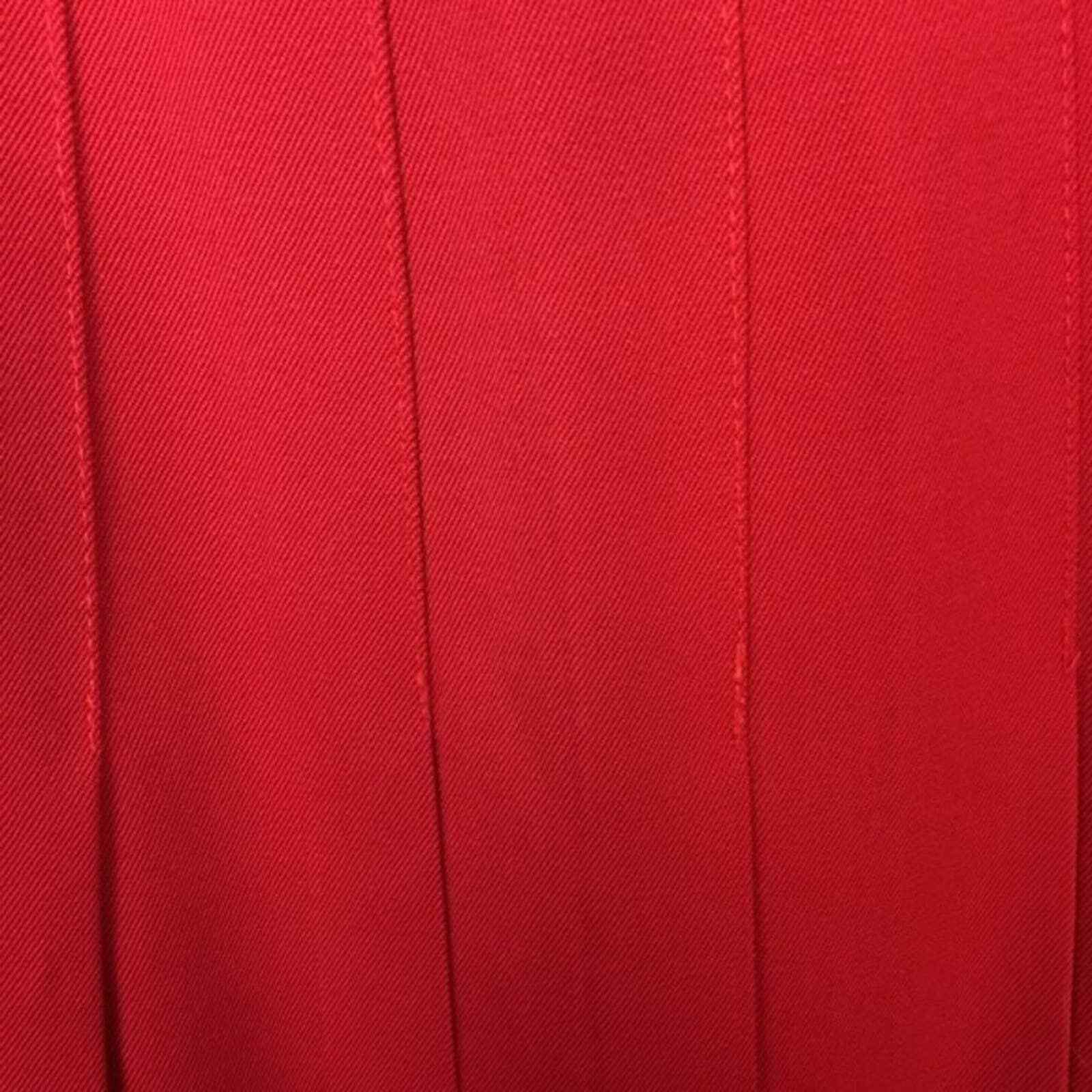 Red Wool Pleated Skirt Women’s Size 9 Librarian Vintage Easy Pieces Side Zip